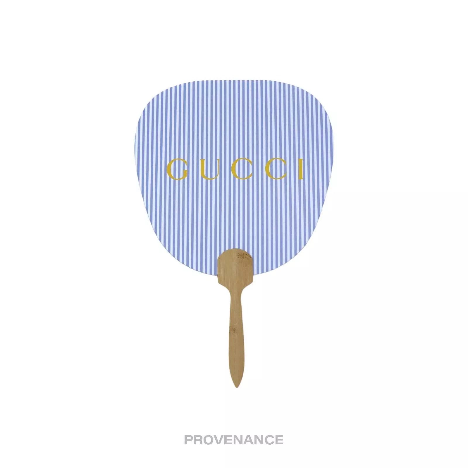 Gucci 🔴 Gucci Logo Bamboo Hand Fan - Striped Size ONE SIZE - 3 Thumbnail