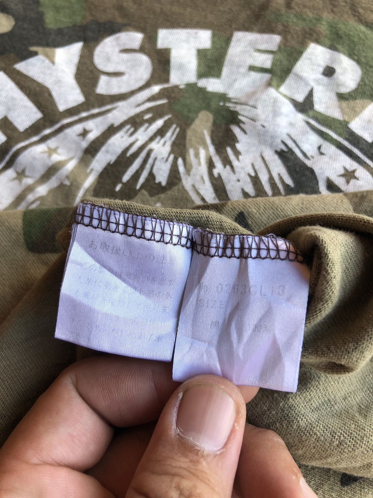 Hysteric Glamour Rare Hysteric Glamour Army Camouflage Shirt Tee Size US L / EU 52-54 / 3 - 14 Thumbnail