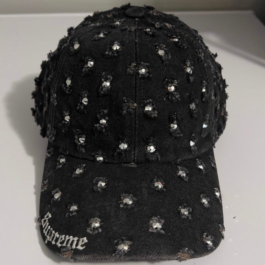 Stone Island × Supreme Supreme Stone Island Denim 6-Panel Black