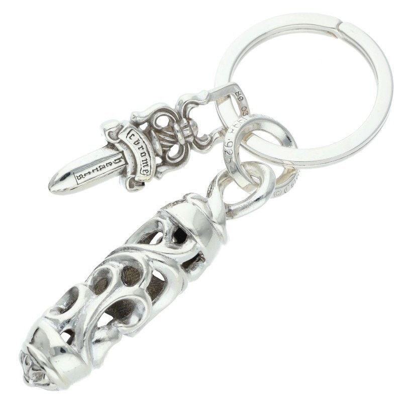 Chrome Hearts Chrome hearts Celtic roller keychain with dagger