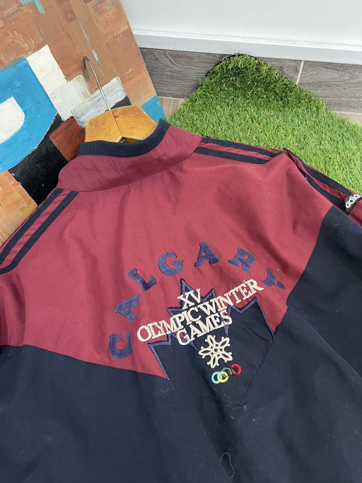 Adidas 1988 Adidas Winter OLYMPIC's zip Sweatshirt - Men's XL Size US XL / EU 56 / 4 - 11 Thumbnail