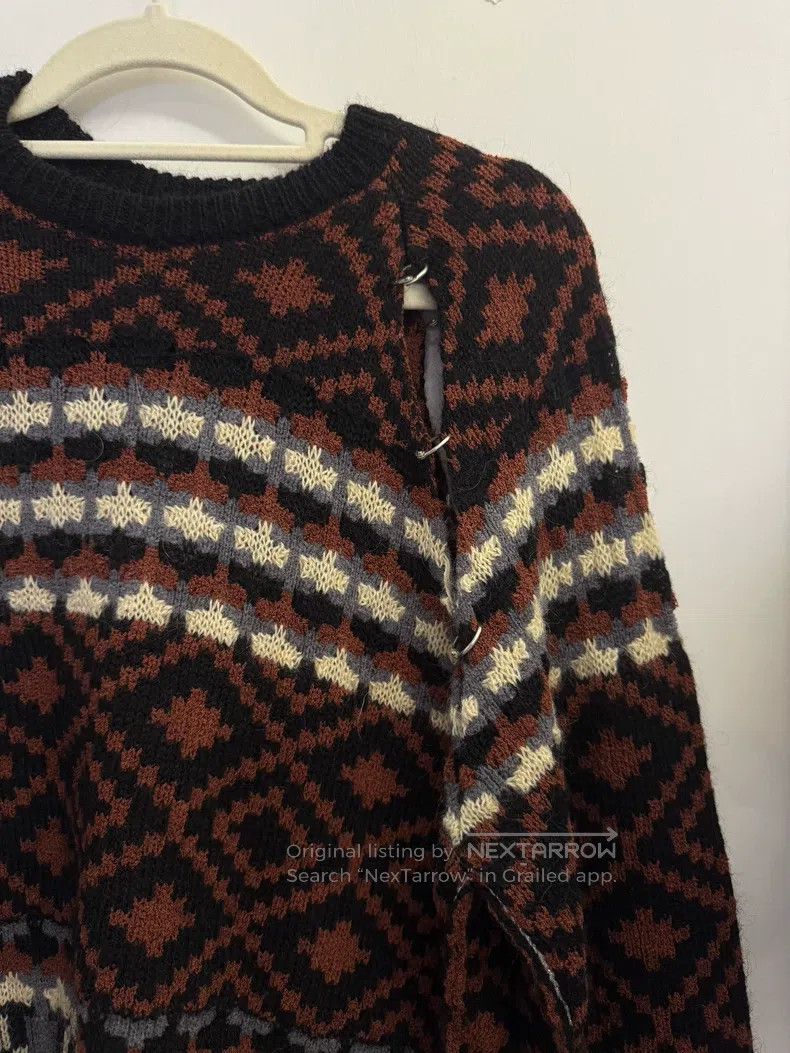 Raf Simons Raf Simons Silver Metallic Ring Knit Sweater Size US M / EU 48-50 / 2 - 7 Thumbnail
