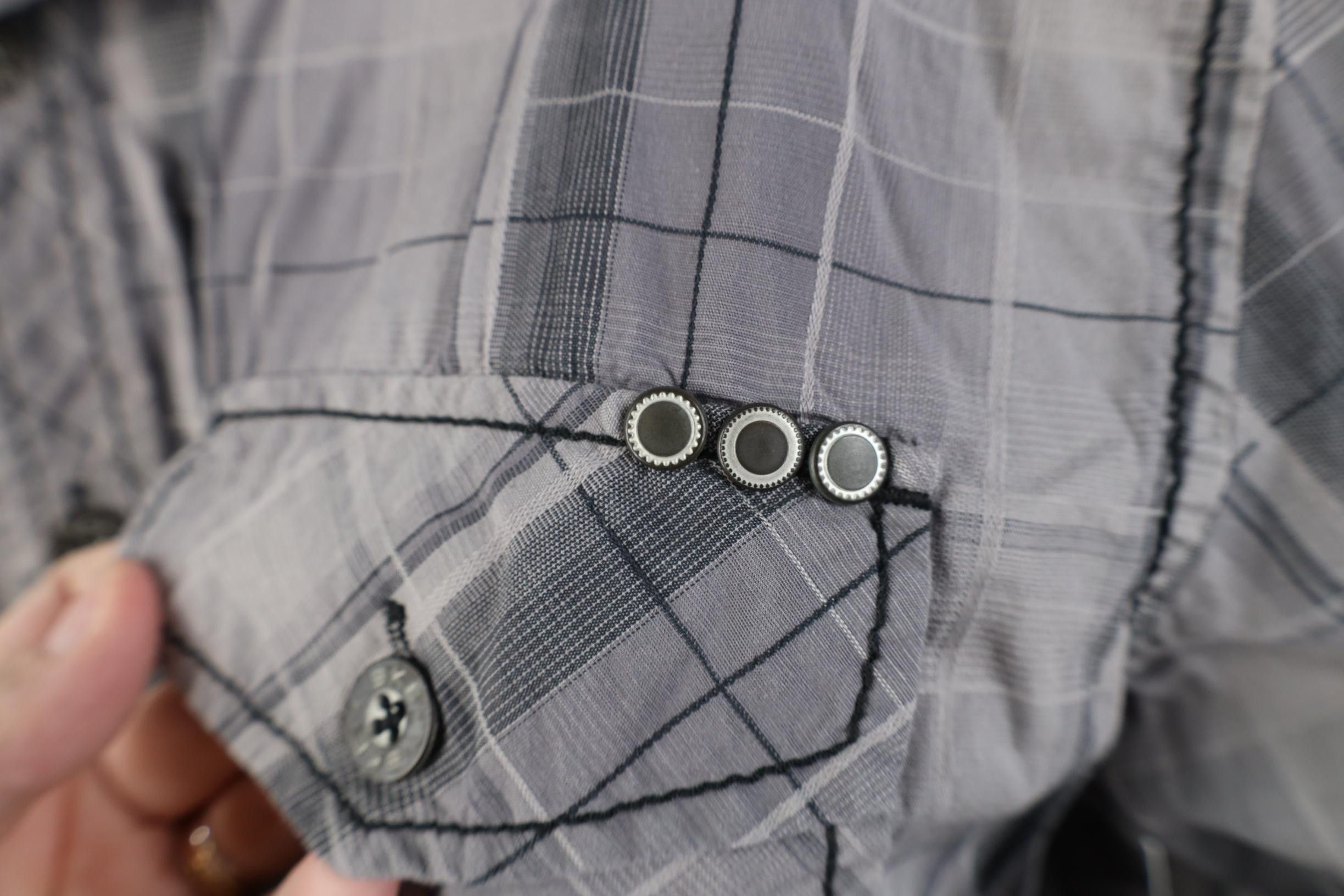 Vintage Buckle BKE Stretch Thick Stitch UFC MMA Button Shirt Plaid Size US M / EU 48-50 / 2 - 6 Thumbnail