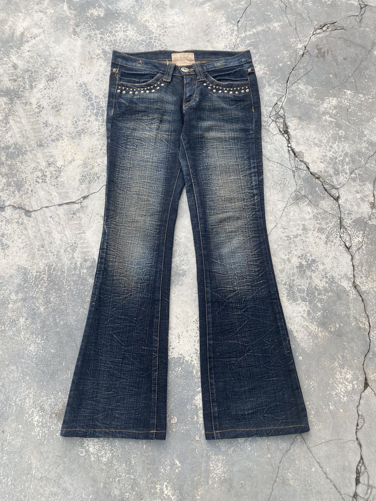 If Six Was Nine × Japanese Brand Studded Flare Size US 31 - 3 Thumbnail