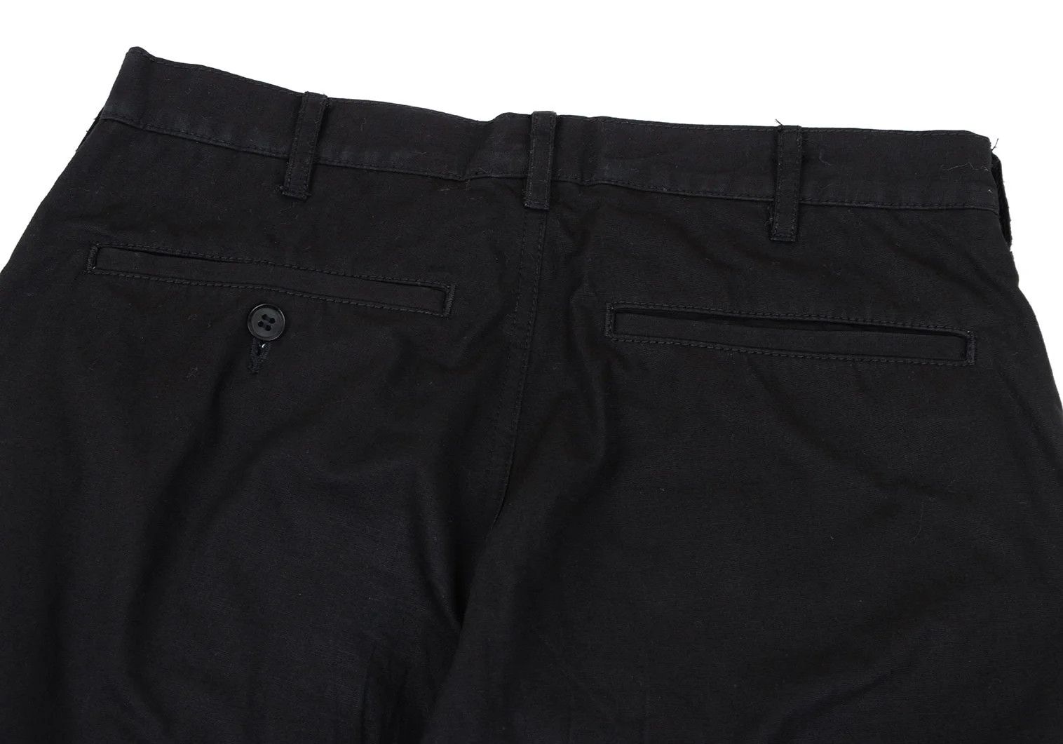 Comme des Garcons Homme Plus Cotton Straight Pants in Black Size S Size US 30 / EU 46 - 13 Thumbnail