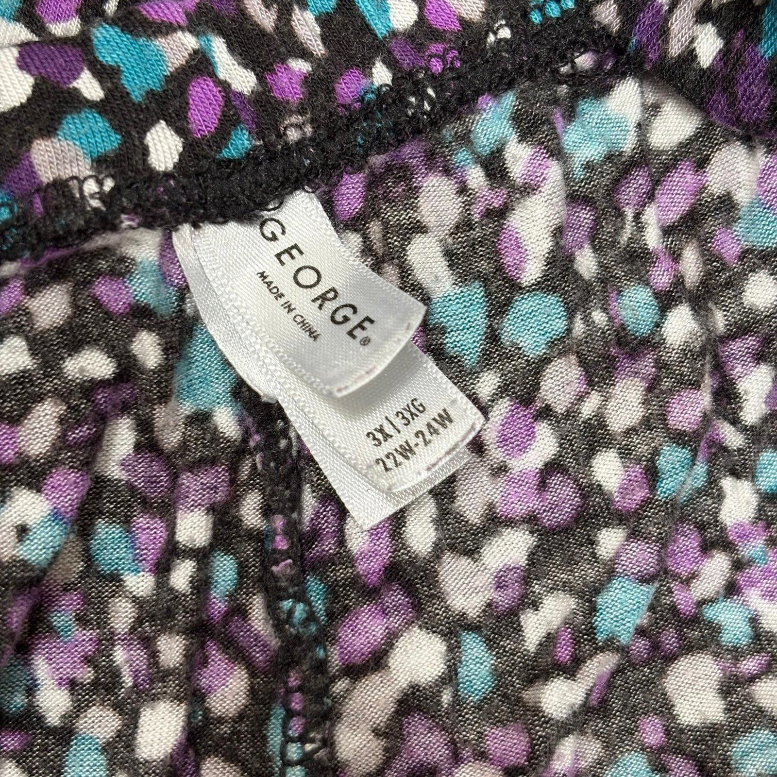George George 3X Sleep Pants in Multicolor Pattern Size ONE SIZE - 5 Thumbnail