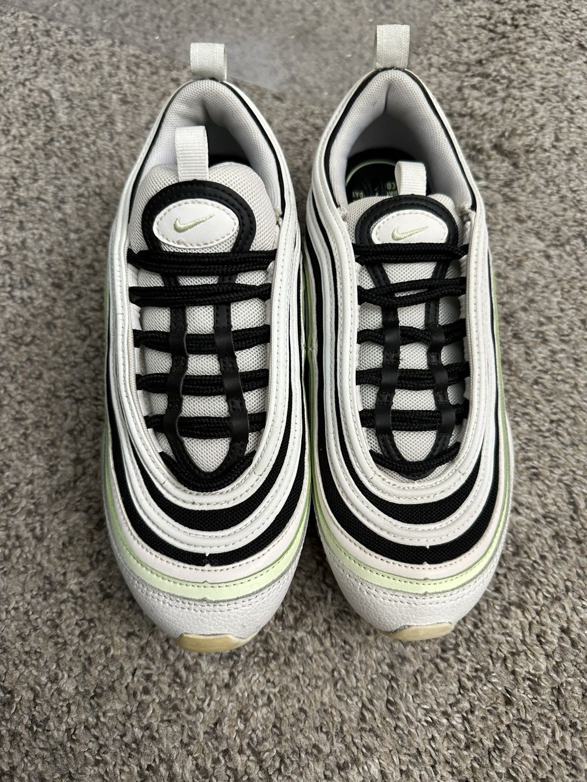 Nike Nike airmax 97 volt green black white neon / size 4.5 men Size US 5 / EU 37 - 6 Thumbnail