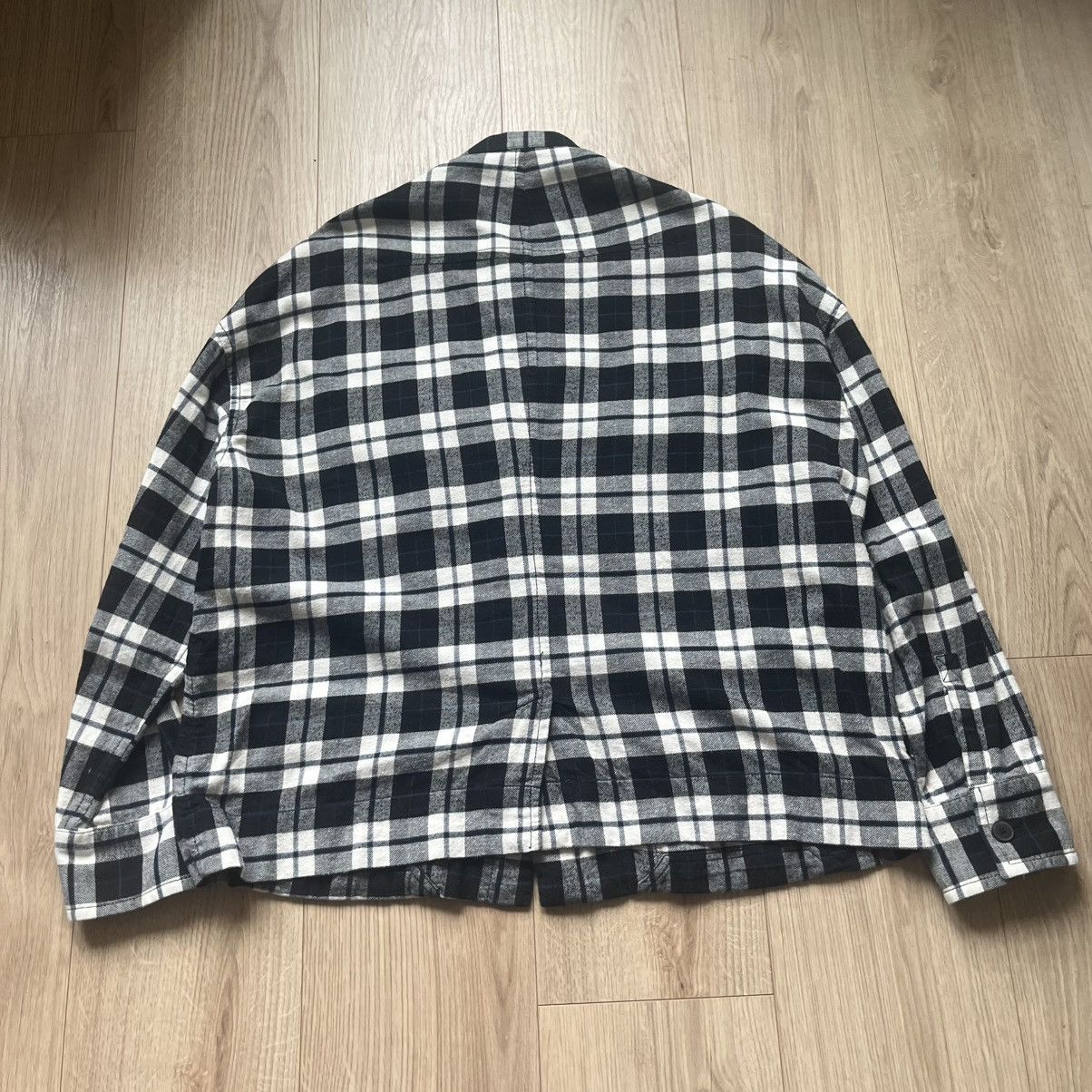 Haider Ackermann Haider Ackermann Mandarin Collar Flannel Shirt Size US M / EU 48-50 / 2 - 2 Thumbnail