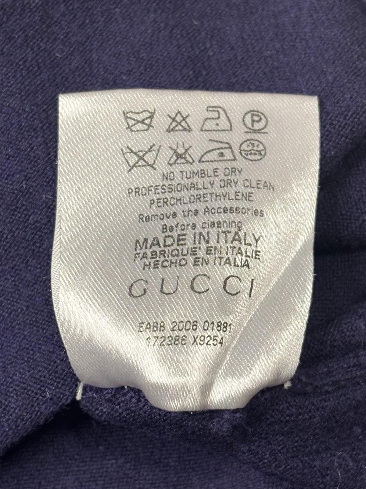 Gucci Gucci Top Womens Small Virgin Fleece Wool Ruched Scoop Neck Size S / US 4 / IT 40 - 9 Thumbnail