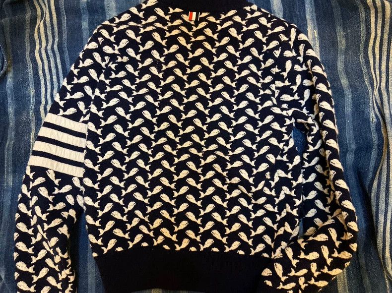 Thom Browne Thom Browne size1 Whale embroidered jacket Size US S / EU 44-46 / 1 - 4 Thumbnail