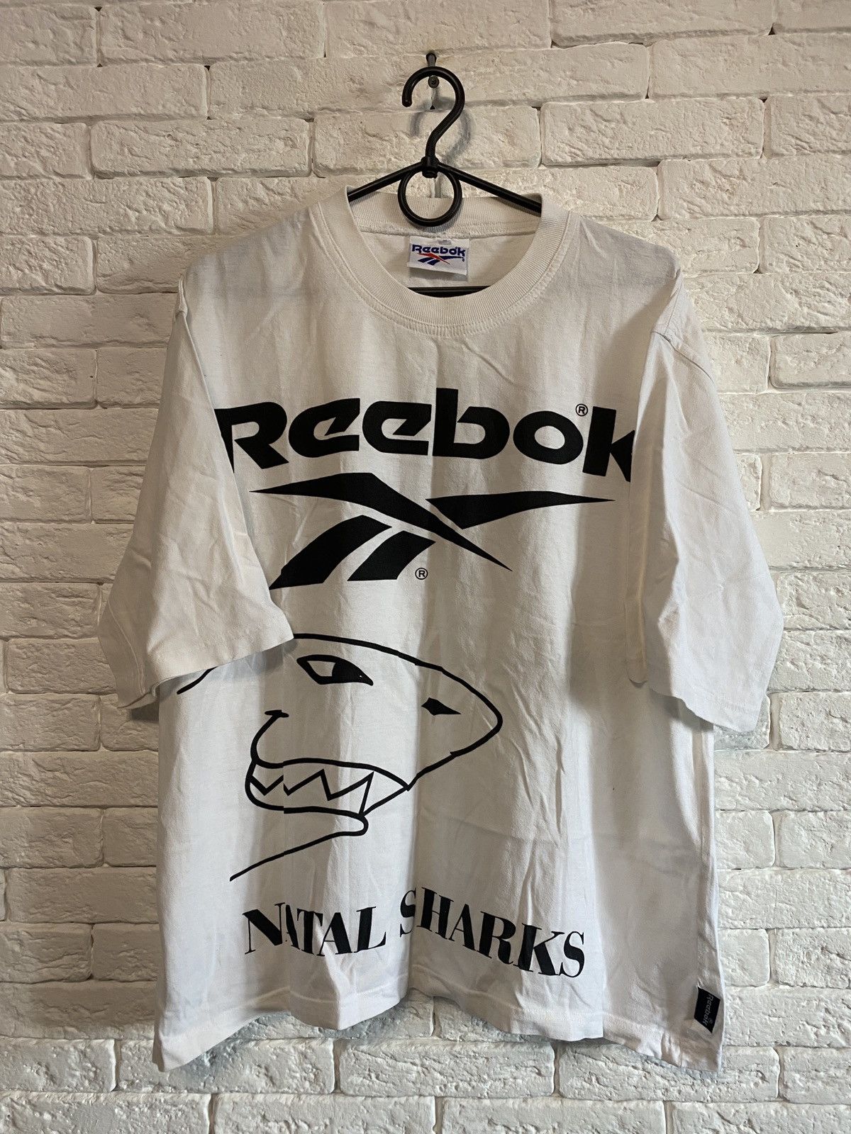Reebok × Vintage Vintage Reebok Natal Sharks T-shirt Size US M / EU 48-50 / 2 - 1 Thumbnail