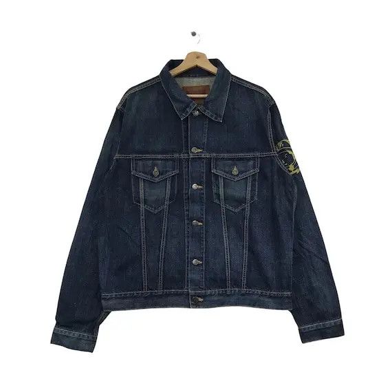 Billionaire Boys Club Vtg BILLIONAIRE BOYS Club BBC Indigo Denim Jeans Jacket Size US L / EU 52-54 / 3 - 1 Thumbnail