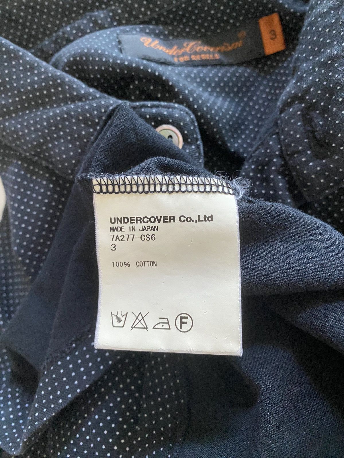 Undercover AW07 Zipper Sleeve Quarter Button Shirt Size US M / EU 48-50 / 2 - 7 Thumbnail