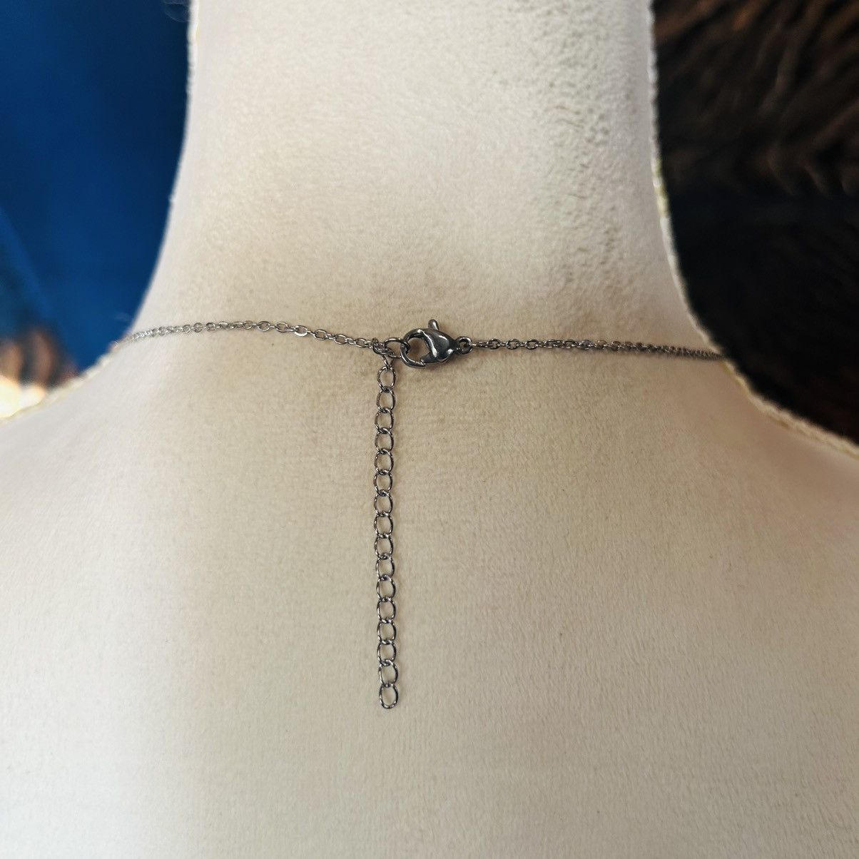 Handmade Handcrafted di cut stone bead dangle chandelier necklace Size ONE SIZE - 5 Thumbnail