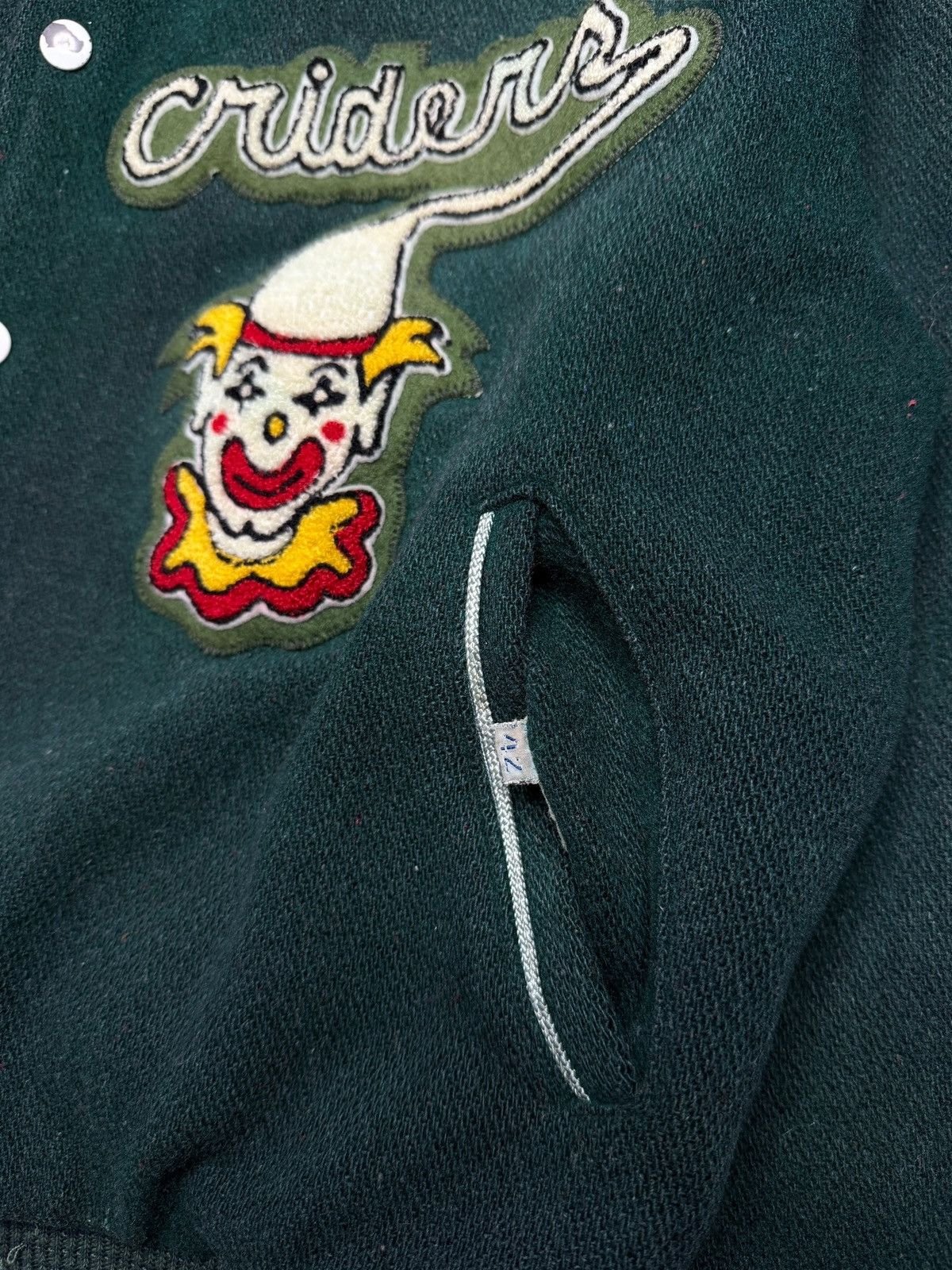 Vintage Vintage 1950’s Wool Criders Clowns Varsity Letterman Jacket Size US L / EU 52-54 / 3 - 6 Thumbnail