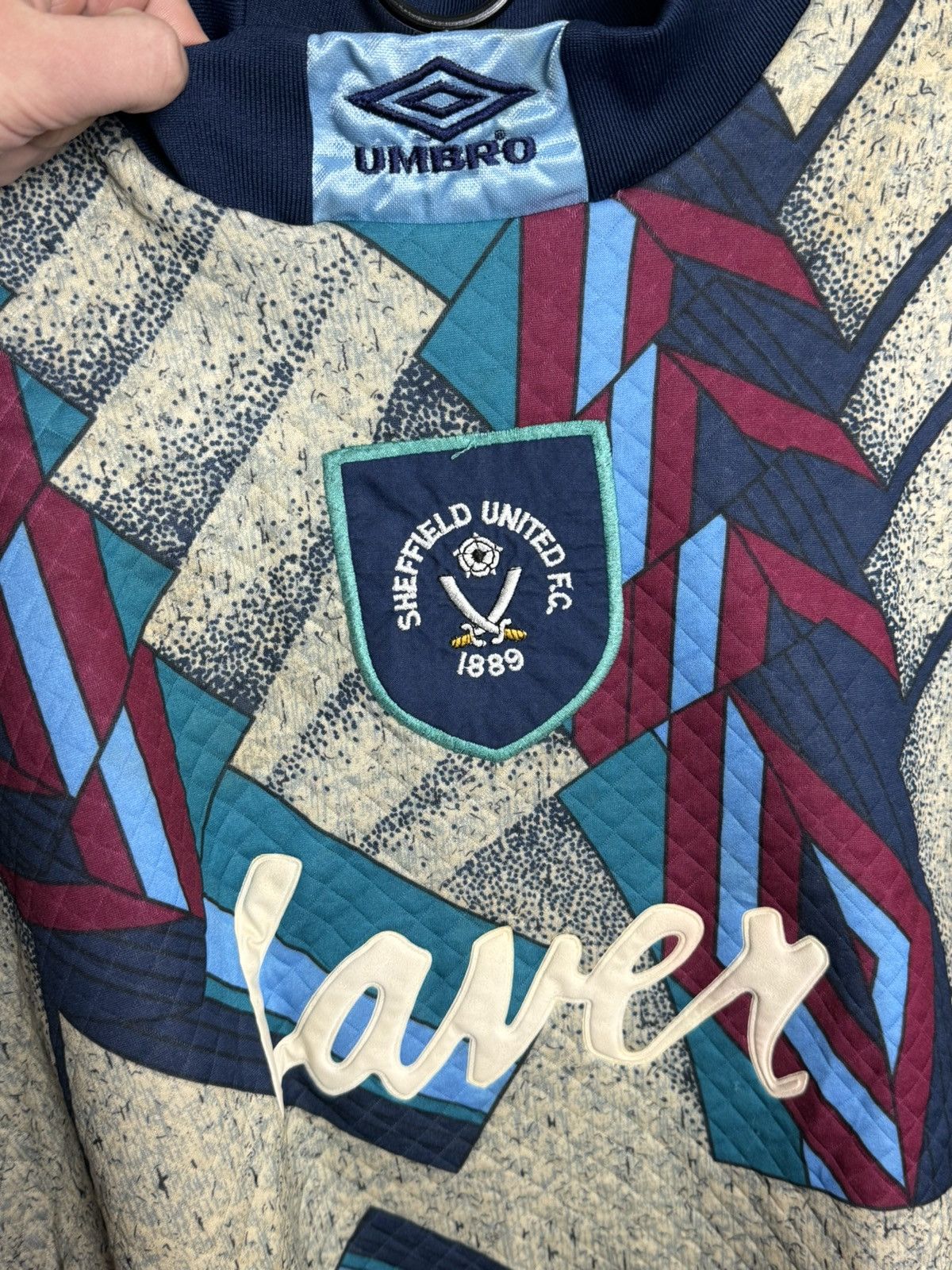 Umbro Sheffield United 93/94 Goalkeeper Football Jersey Size US M / EU 48-50 / 2 - 3 Thumbnail