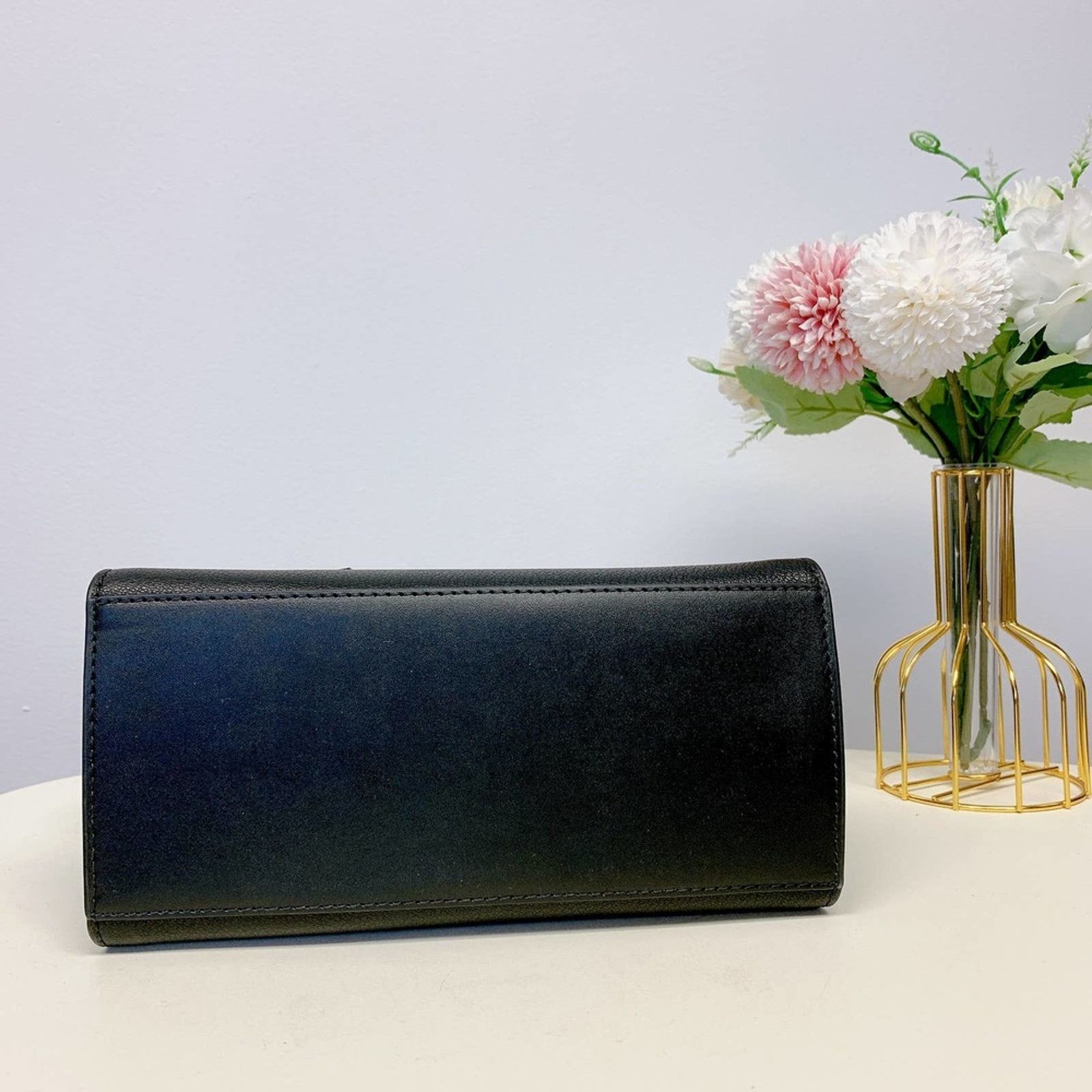 Michael Kors Michael Kors 35F1G4VM2L Small Avril Satchel Handbag Black Size ONE SIZE - 4 Thumbnail
