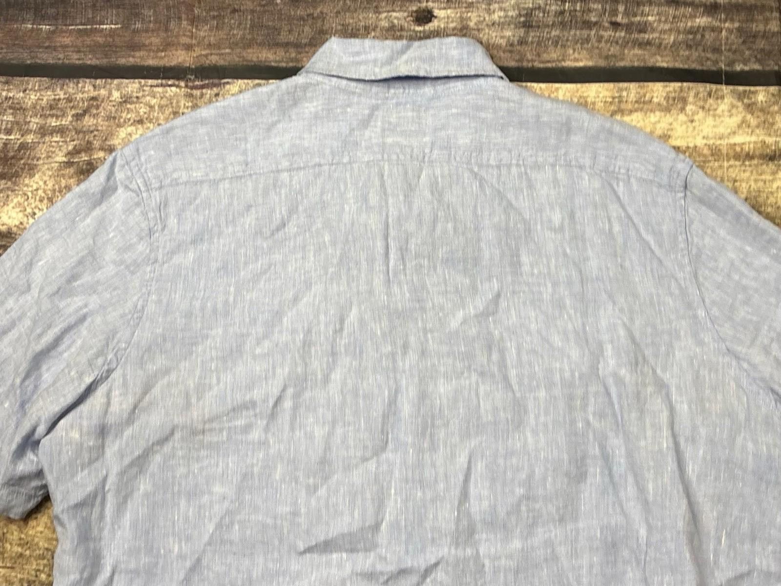 L.L. Bean LL Bean Shirt Mens Large Linen Button Up Short Sleeve Size US L / EU 52-54 / 3 - 6 Thumbnail