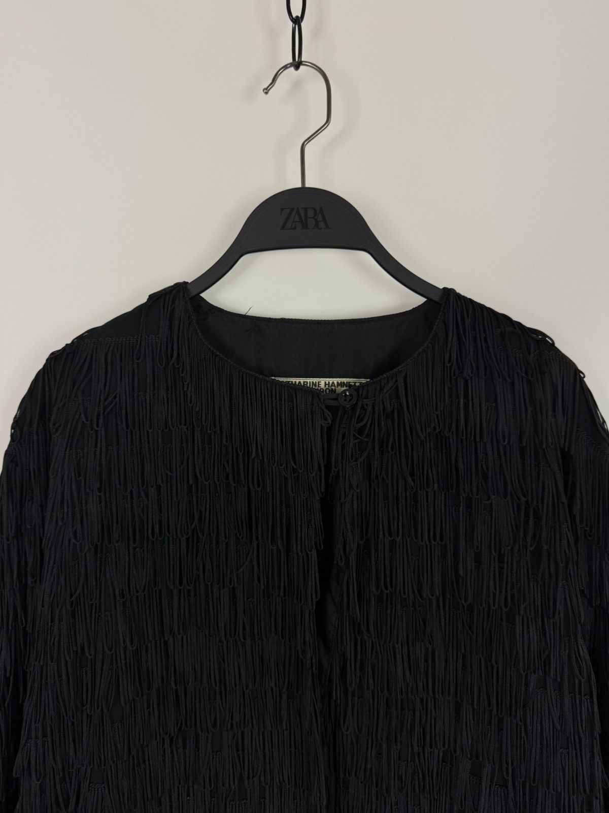 Katharine Hamnett London Vintage Katharine Hamnett London Loop Fringe Women’s Jacket Size M / US 6-8 / IT 42-44 - 5 Thumbnail