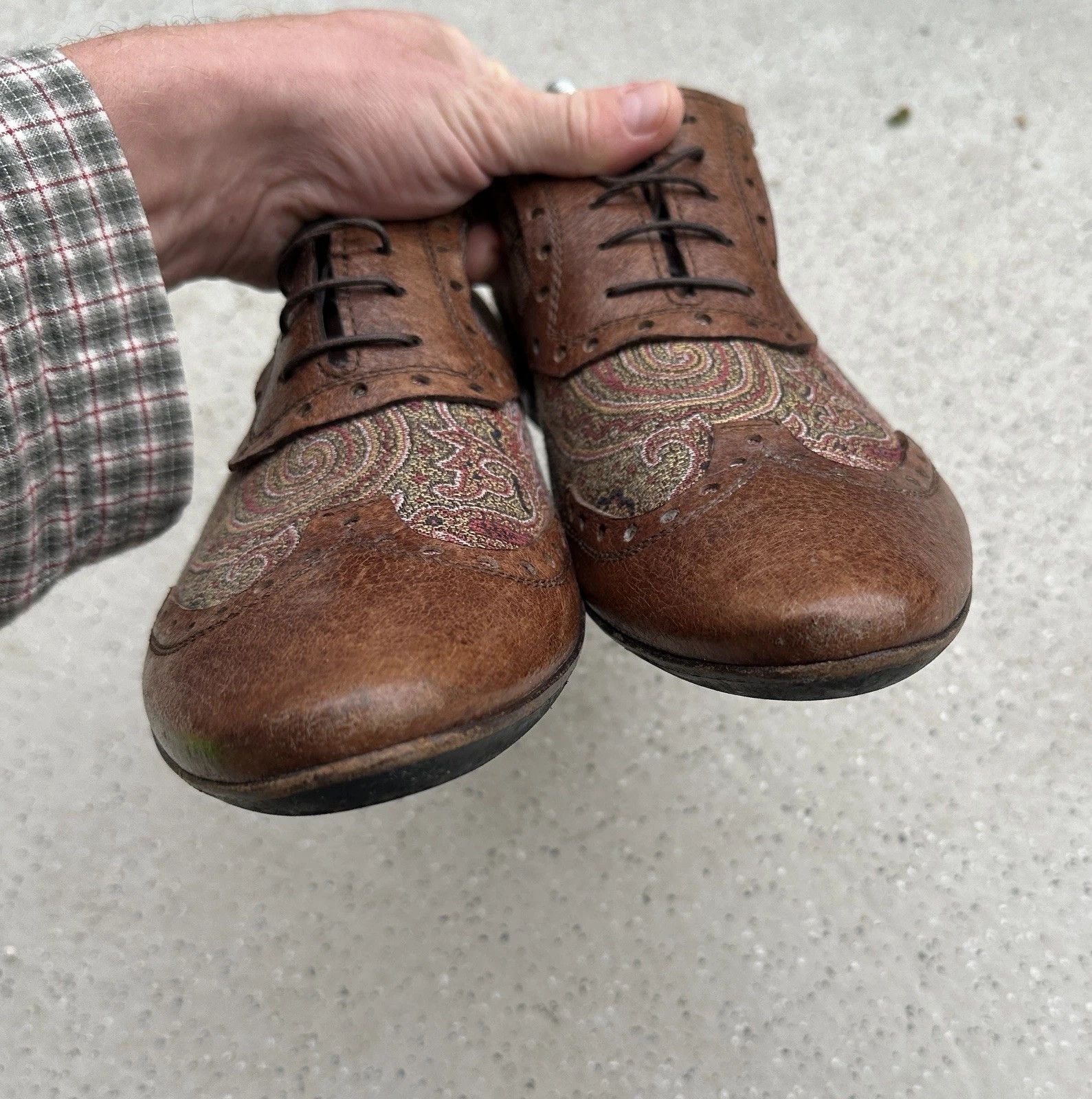 Etro Mens Etro Paisley Shoes Oxford Size 41 Size US 8 / EU 41 - 6 Thumbnail