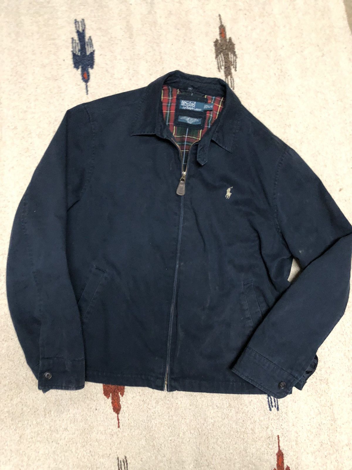 Polo Ralph Lauren × Ralph Lauren × Vintage Vintage Polo Ralph Lauren Jacket Pony tartan Size US L / EU 52-54 / 3 - 1 Thumbnail