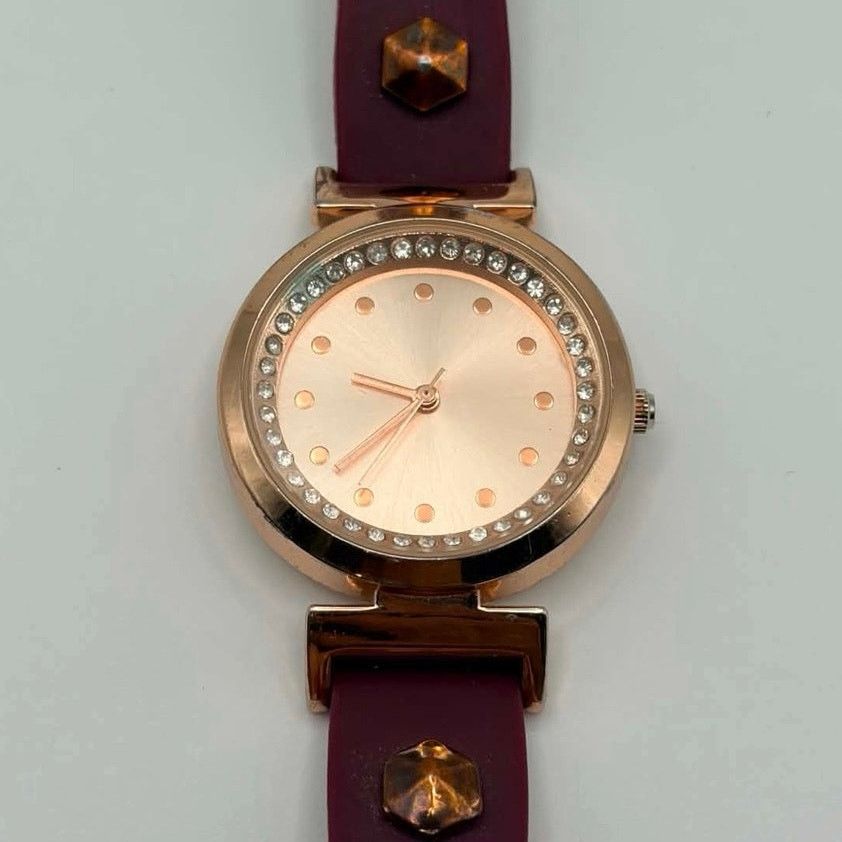 Other Rose Gold & Burgundy Watch Size ONE SIZE - 3 Thumbnail