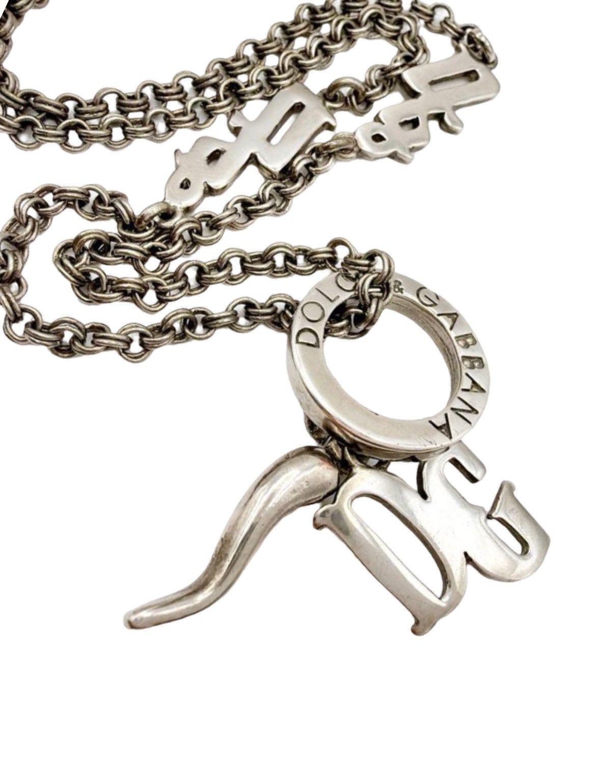 Dolce & Gabbana Ring Corno Multi Charm Necklace Size ONE SIZE - 1 Thumbnail