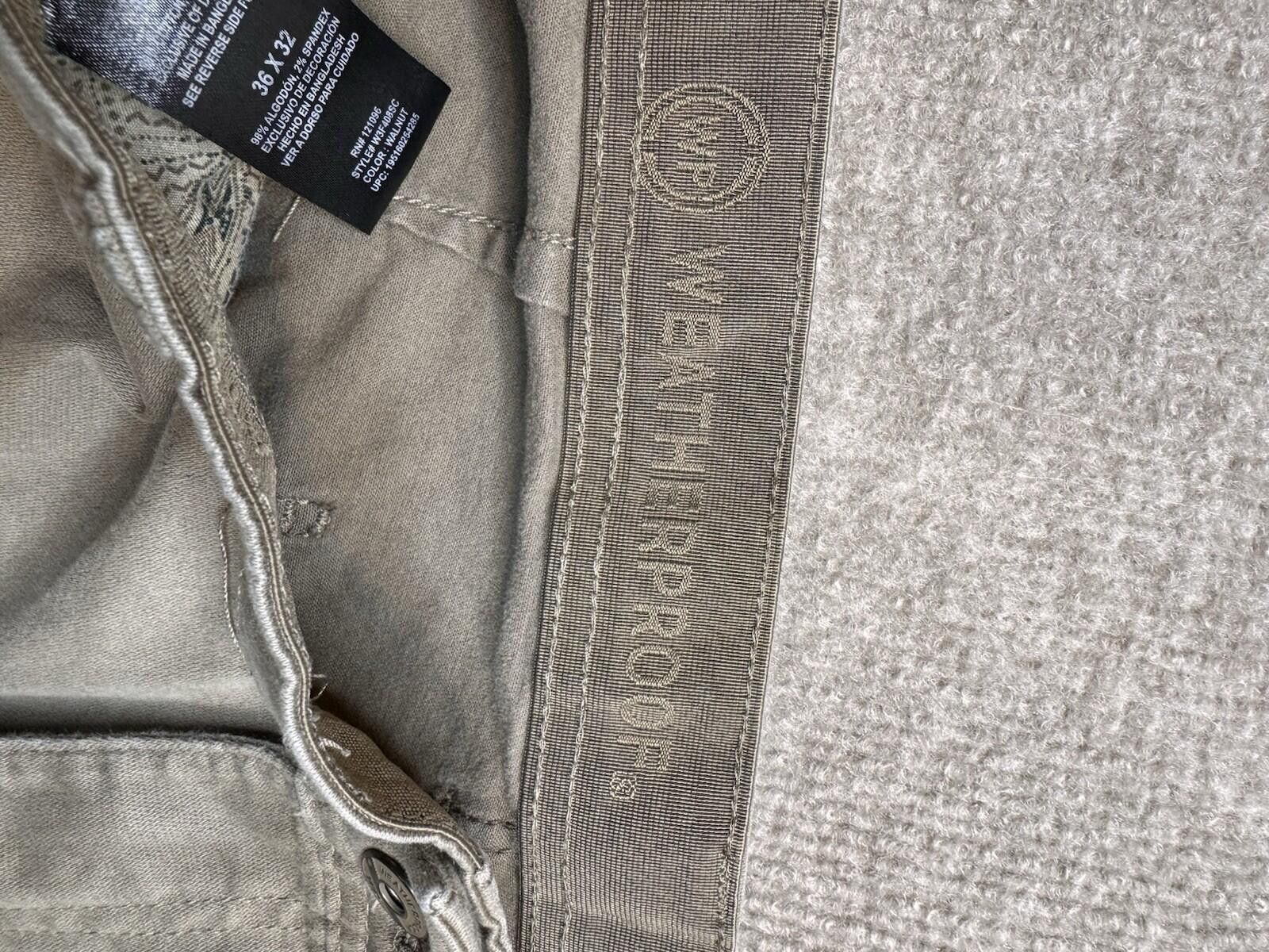 Weatherproof Weatherproof Mens Straight Pants Gray 5-Pocket 36x32 753 Size US 36 / EU 52 - 5 Thumbnail