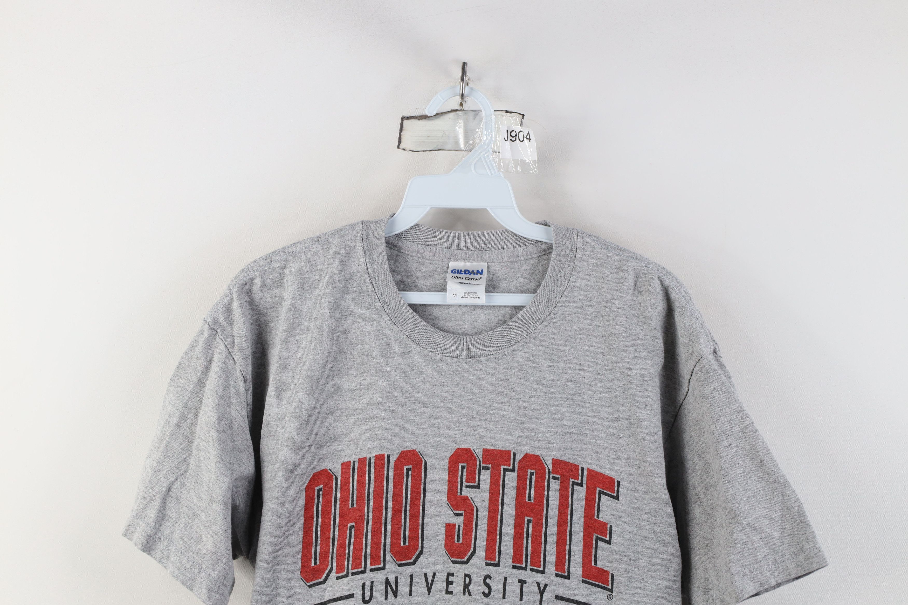 Vintage Vintage Ohio State University Buckeyes T-Shirt Heather Gray Size US M / EU 48-50 / 2 - 2 Thumbnail