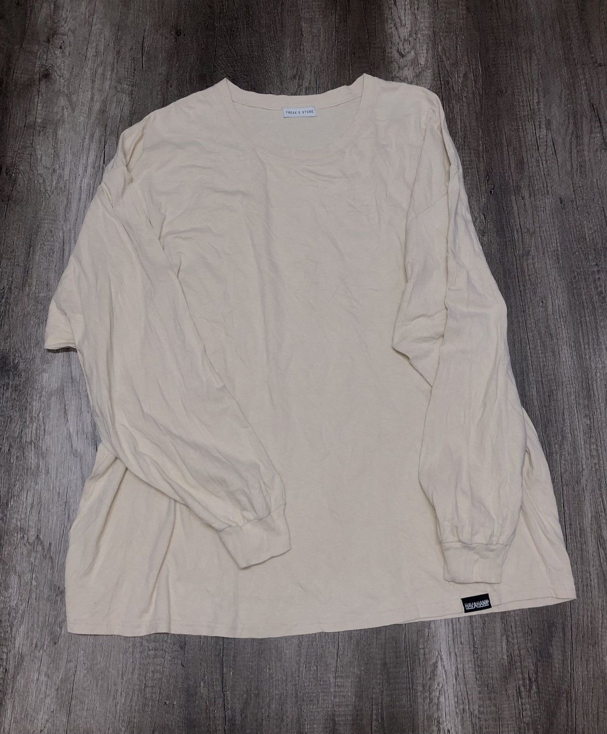 Designer × Japanese Brand FREAK'S STORE x HAV A HANK LONG SLEEVE TEE SHIRT Size US XXL / EU 58 / 5 - 12 Thumbnail