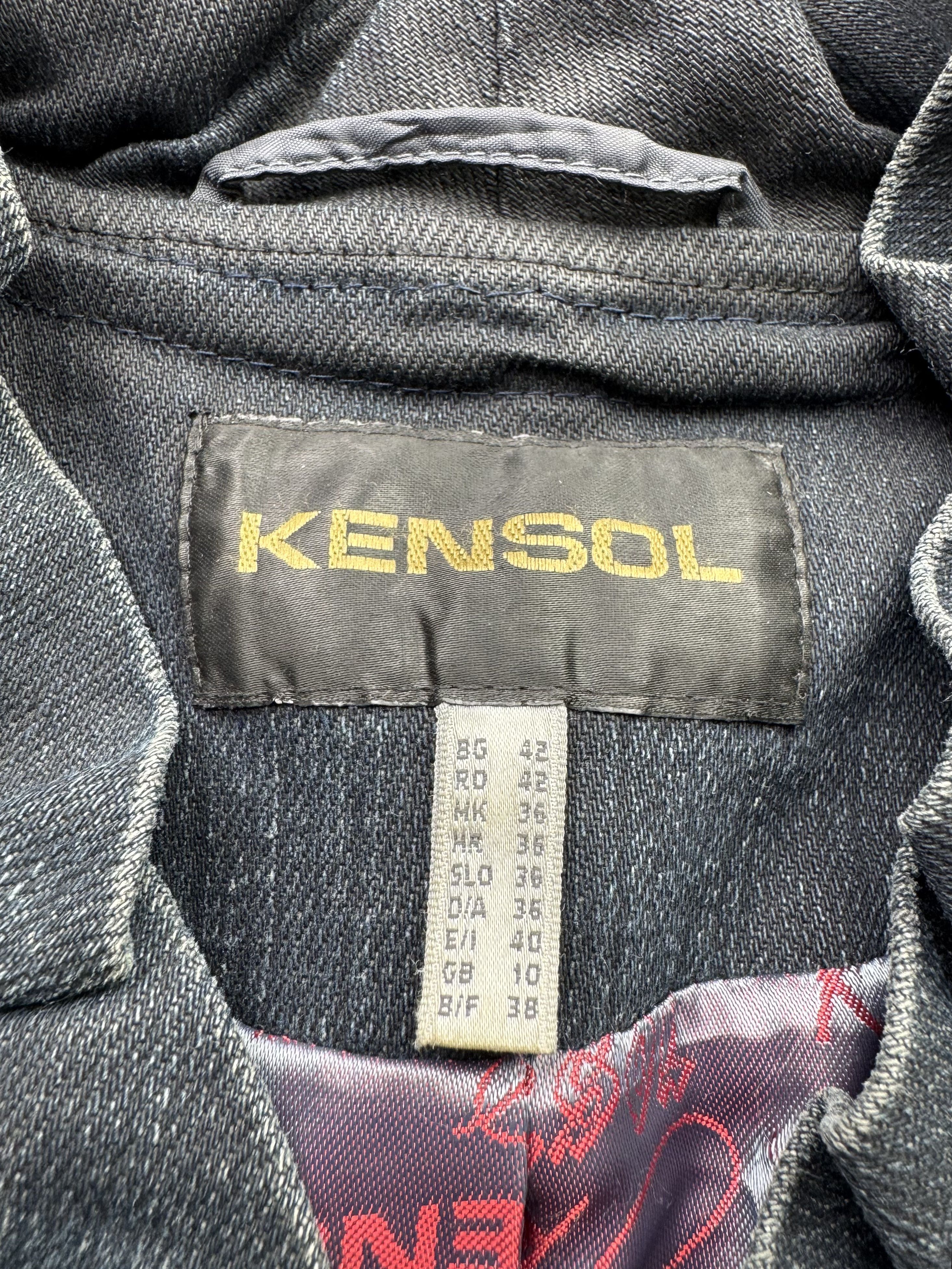 Japanese Brand Vintage Cropped Denim Faded Jacket B314(V294)E2 Size XS / US 0-2 / IT 36-38 - 5 Thumbnail