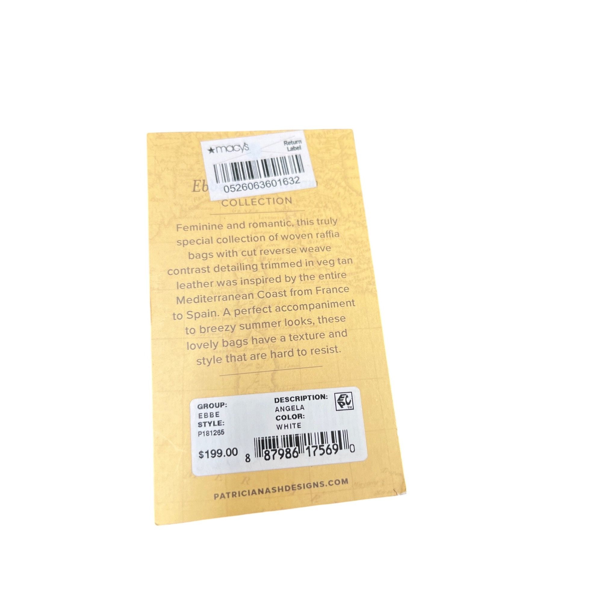 Patricia Nash Patricia Nash Angela wms leather tan white tasseled hand sho Size ONE SIZE - 23 Thumbnail