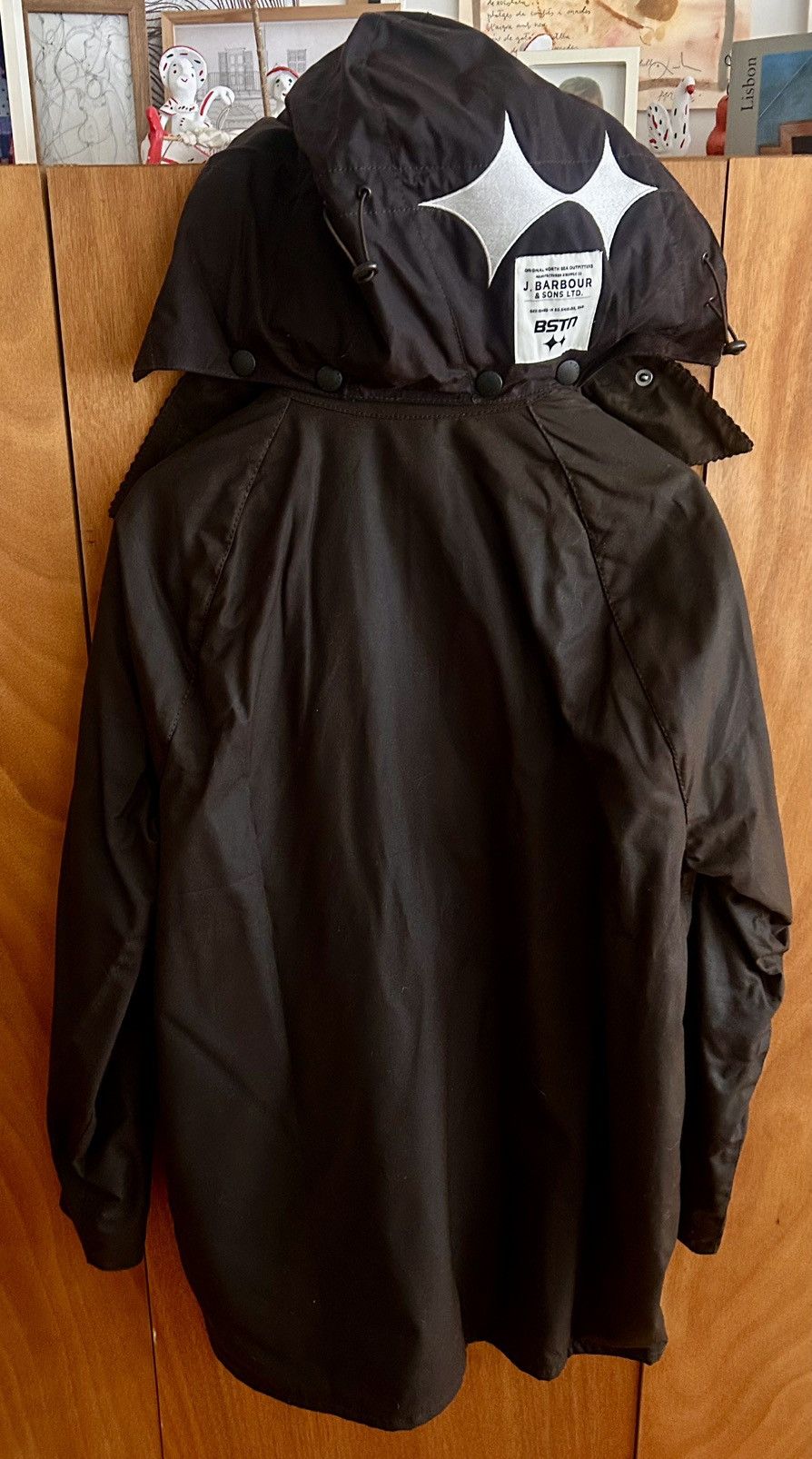 Barbour Barbour Classic Beaufort Sylkoil Olive + BSTN Berlin Hood Size US M / EU 48-50 / 2 - 19 Thumbnail