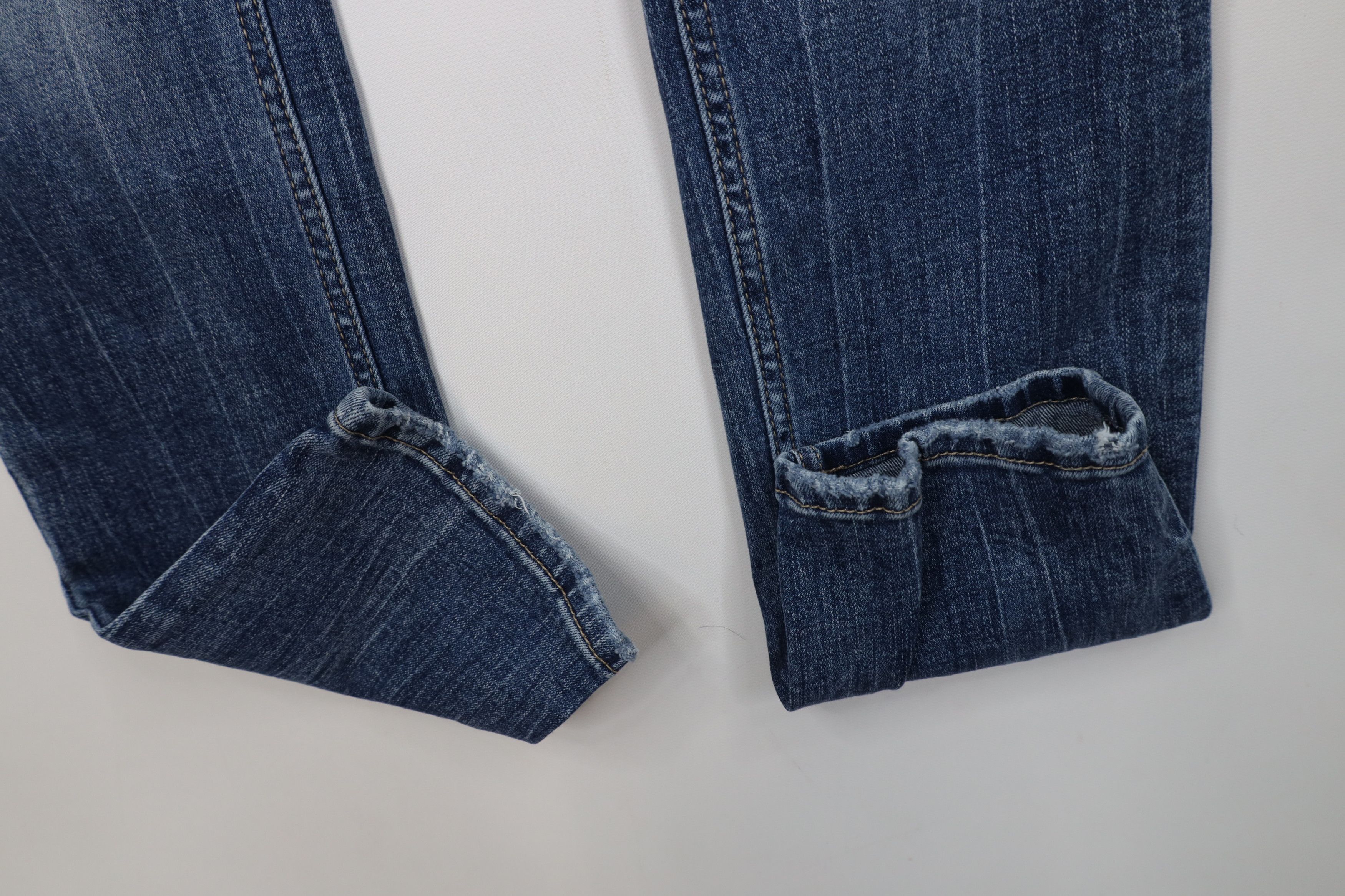 Vintage Buckle BKE Stella Slim Fit Low Rise Skinny Leg Jeans Blue Size 33" - 5 Thumbnail