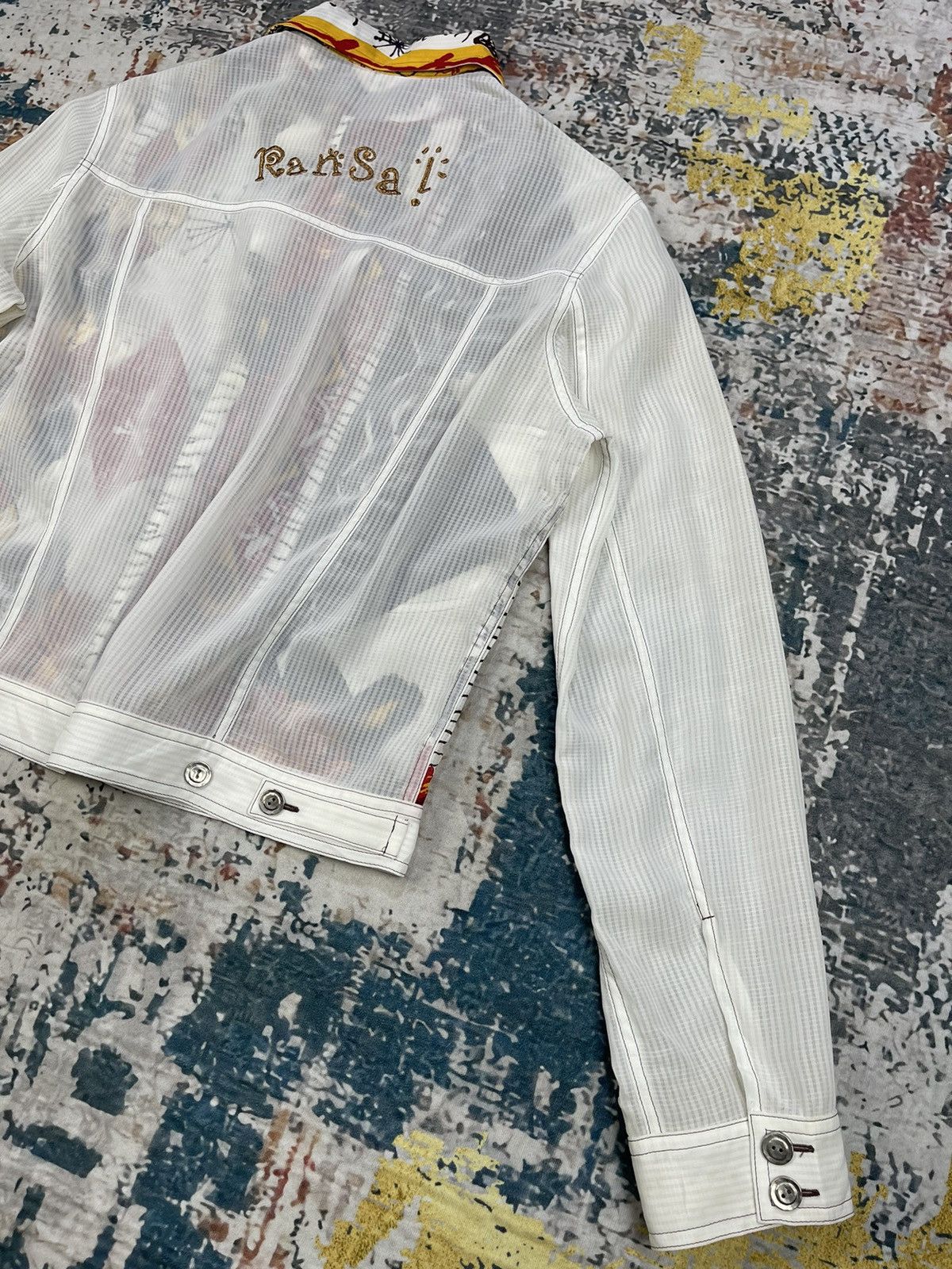 Kansai Yamamoto Kansai Yamamoto Transparent Multicolored Blouses Size M / US 6-8 / IT 42-44 - 8 Thumbnail