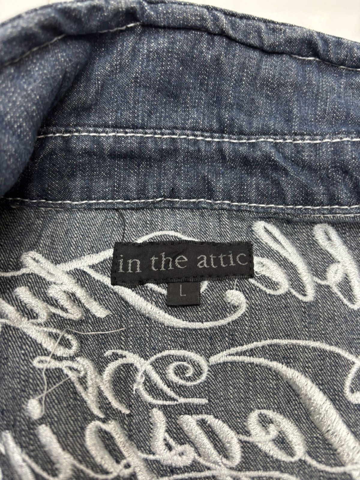 In The Attic IN THE ATTIC PUNK DENIM SHIRT Size US S / EU 44-46 / 1 - 14 Thumbnail