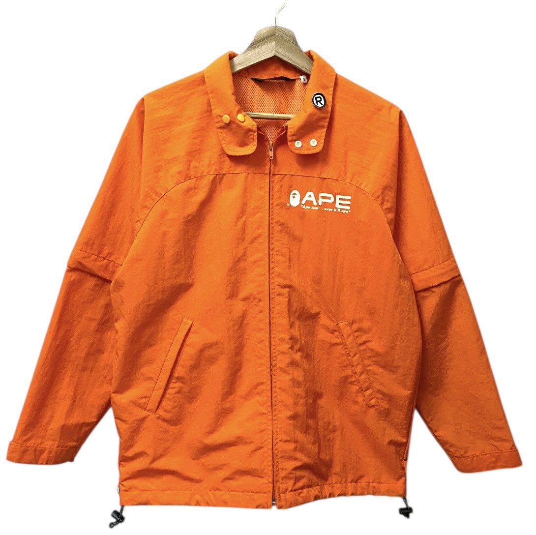 Bape Vintage a bathing ape Jaket Windbraker Zipper Size US S / EU 44-46 / 1 - 1 Thumbnail