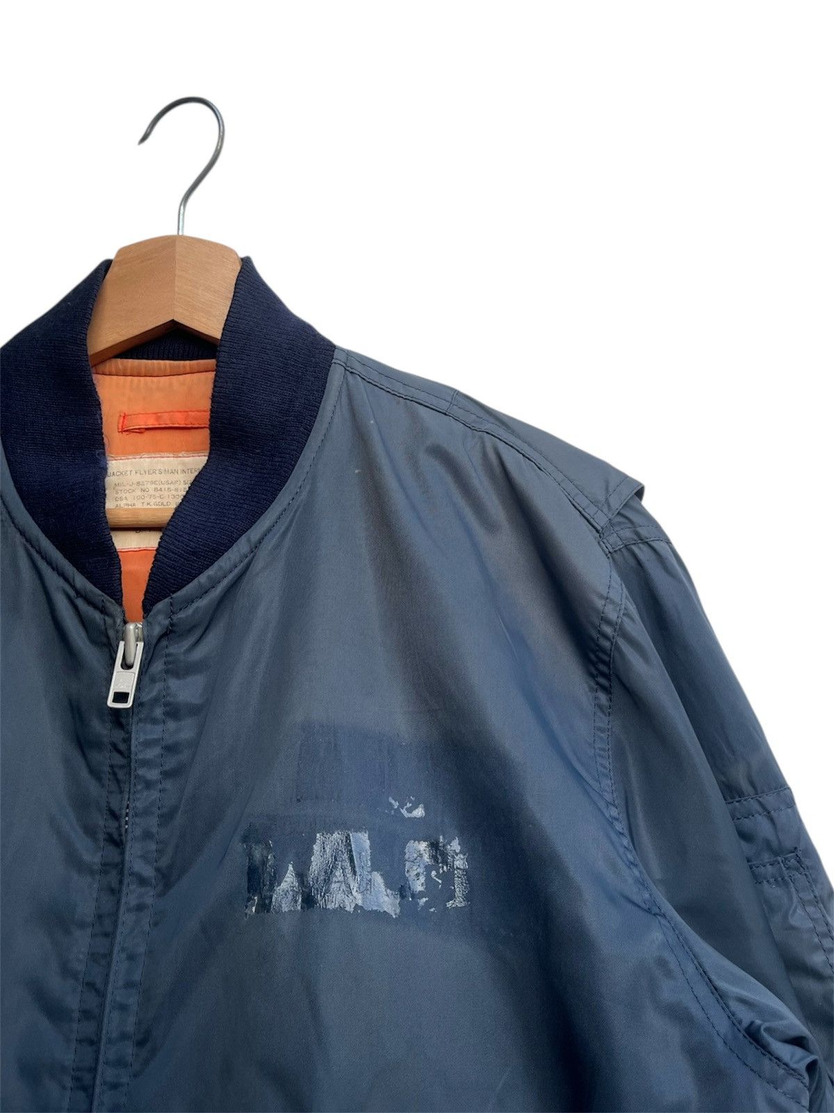 Vintage Alpha TK Gold Inc. USAF MA-1 Flight Jacket Size US L / EU 52-54 / 3 - 6 Thumbnail
