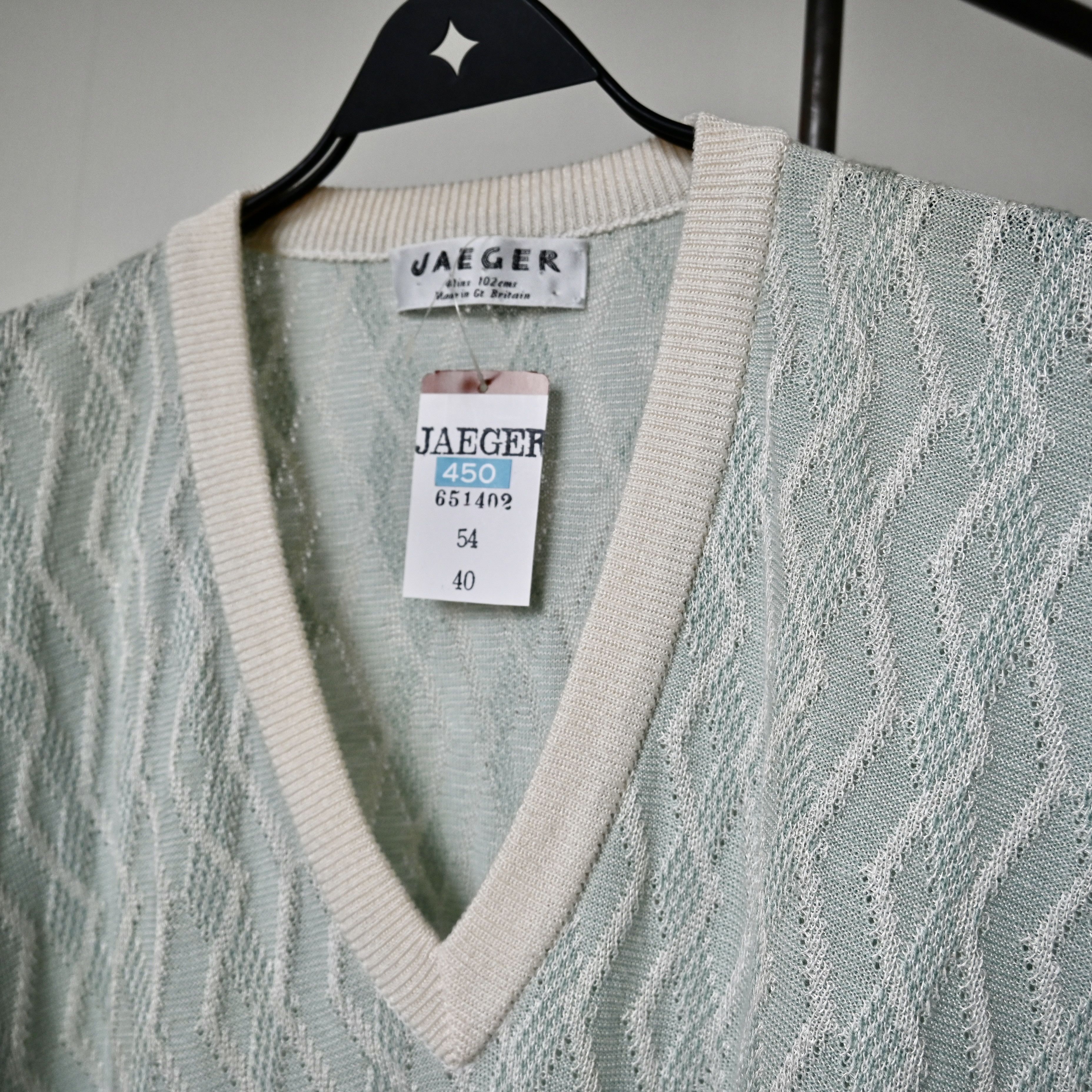 Jaeger VTG 1990s JAEGER cotton ramie blend sweater, made in England Size US L / EU 52-54 / 3 - 9 Thumbnail