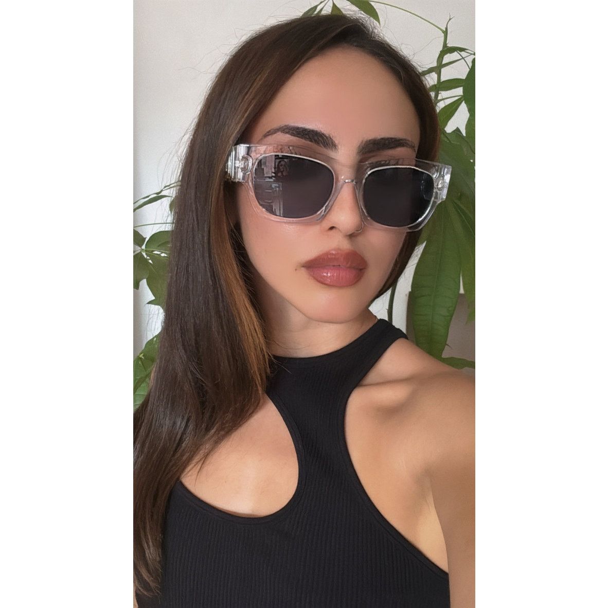 Versace Copied - NEW Versace VE4479U Clear Biggie Sunglasses Size ONE SIZE - 2 Thumbnail