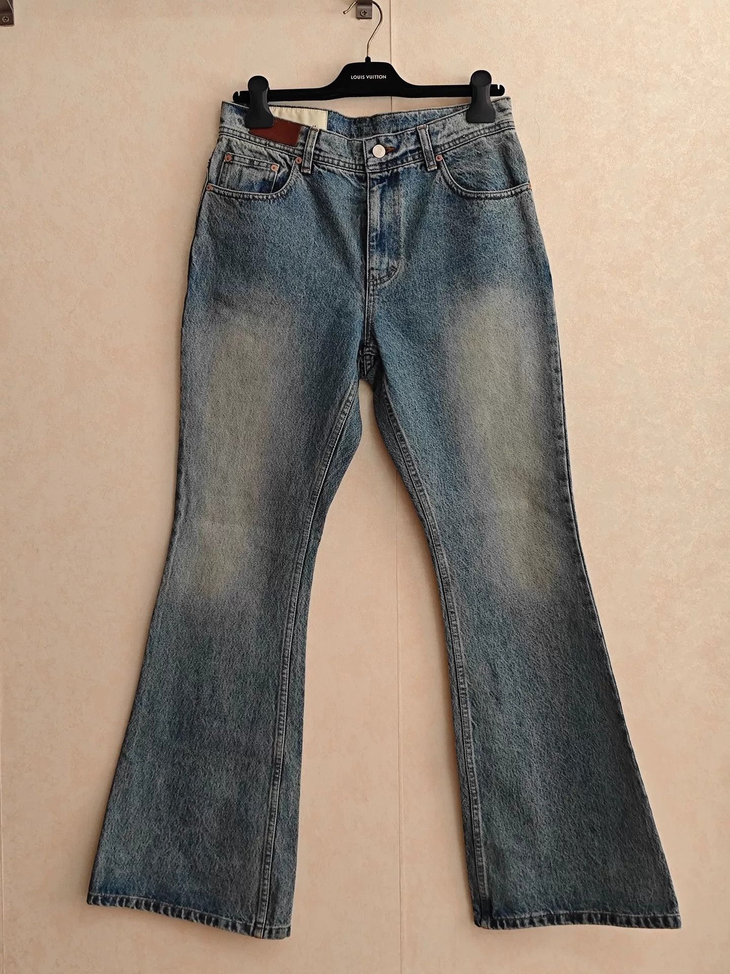 Andersson Bell Andersson Bell Washed Distressed Flared Jeans Size US 29 - 1 Thumbnail