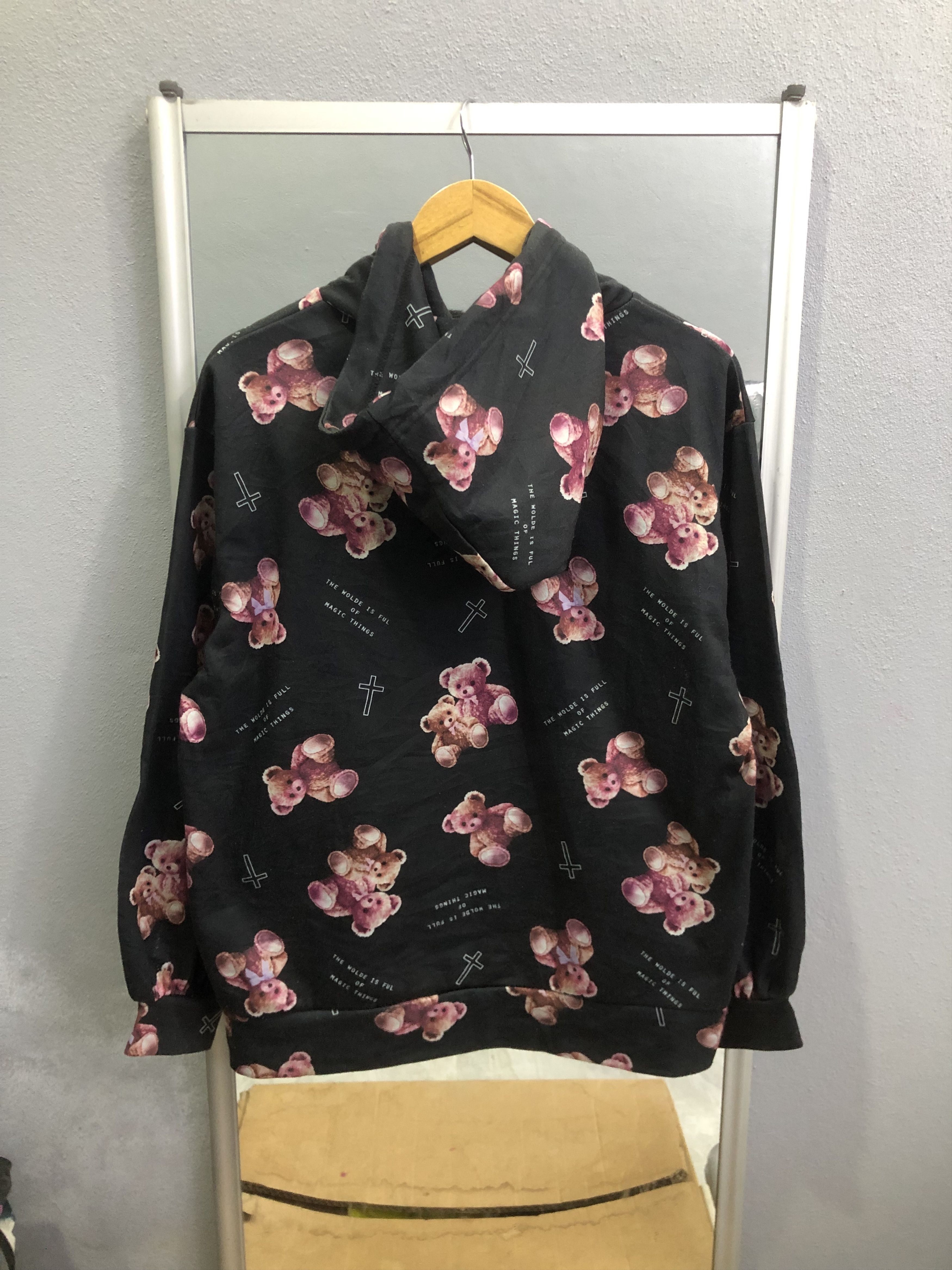 Japanese Brand Chip Clip Teddy Bear All Over Print Hoodie Japan Size M / US 6-8 / IT 42-44 - 13 Thumbnail