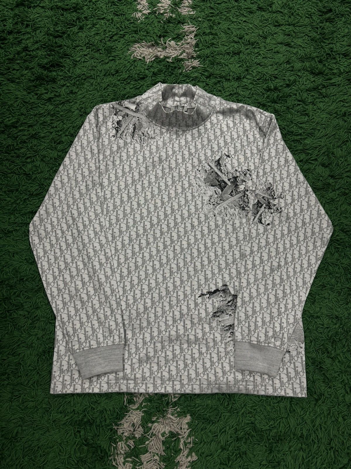 Dior Dior all over oblique longsleeve shirt XL | Grailed