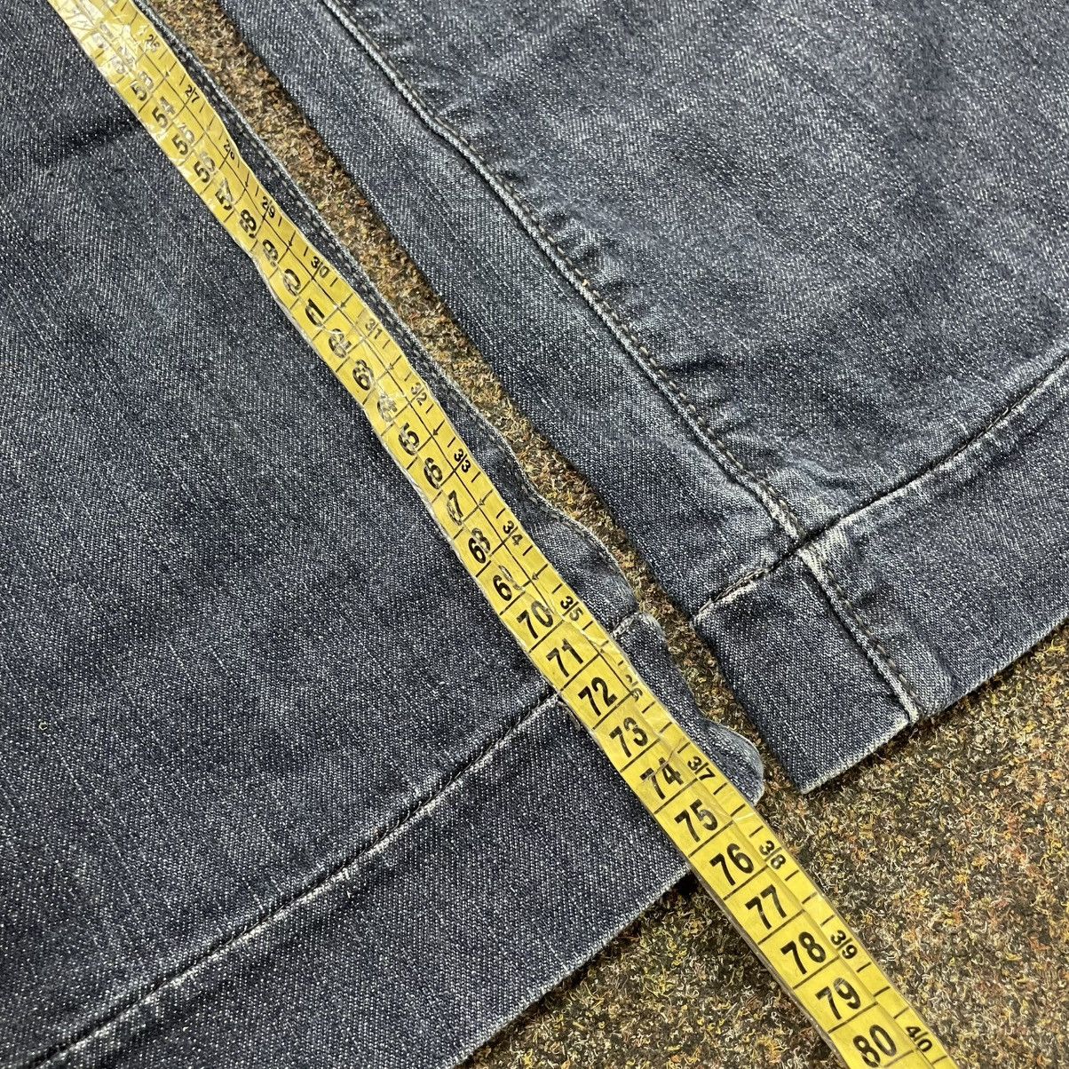 Vintage Vintage Y2K Baggy Flared Jeans 90s Skater Grunge Graphic Size 32" / US 10 / IT 46 - 7 Thumbnail