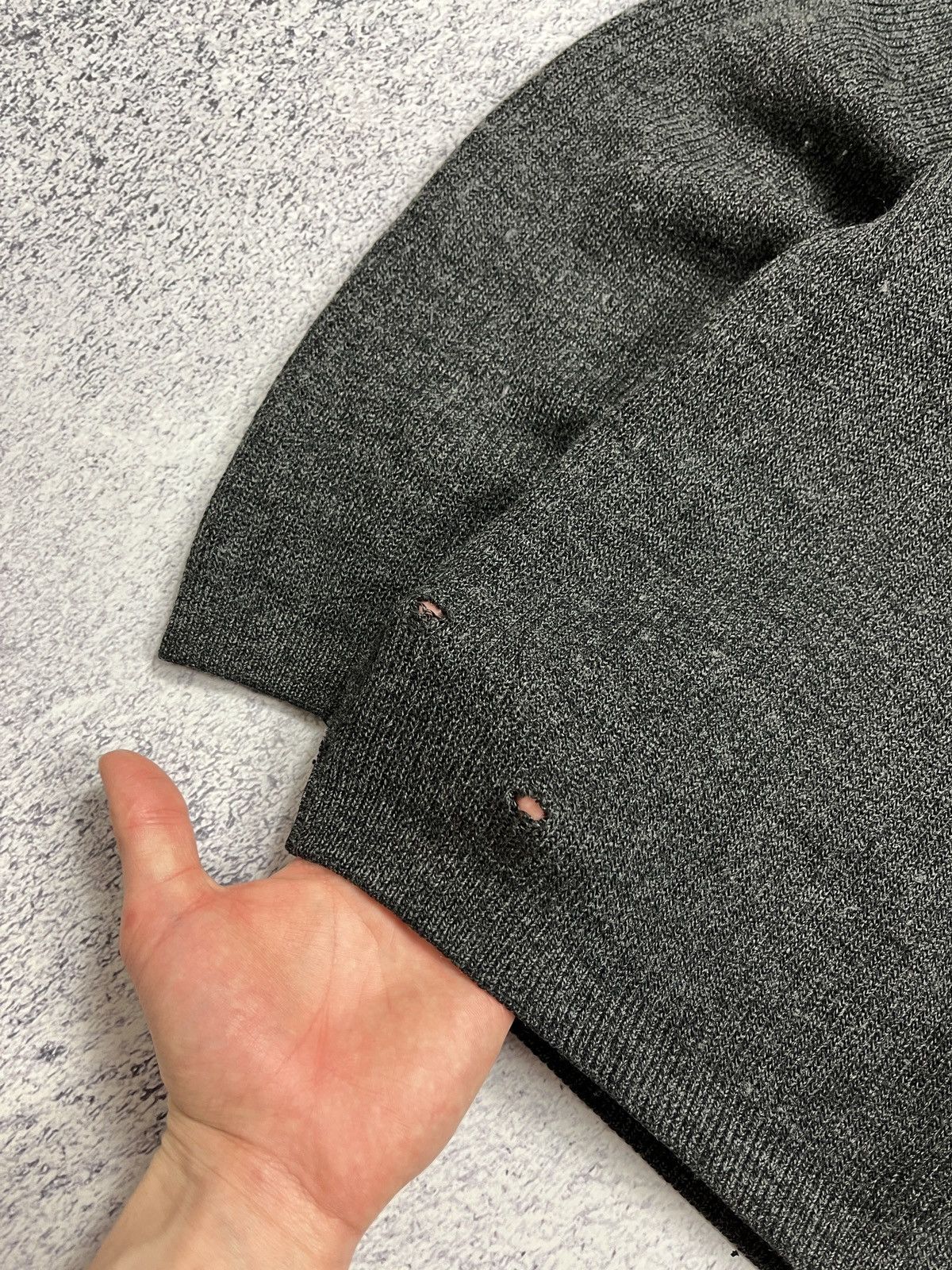 Lacoste × Vintage Vintage Rare Lacoste Made in France Wool Zip Sweater Y2K Size US L / EU 52-54 / 3 - 8 Thumbnail