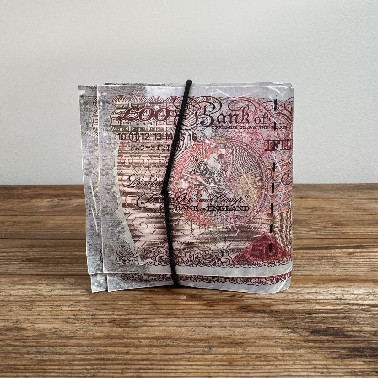 Maison Margiela 2008 Martin Margiela 00 British Pound Bill Bi-Fold Wallet Size ONE SIZE - 2 Thumbnail