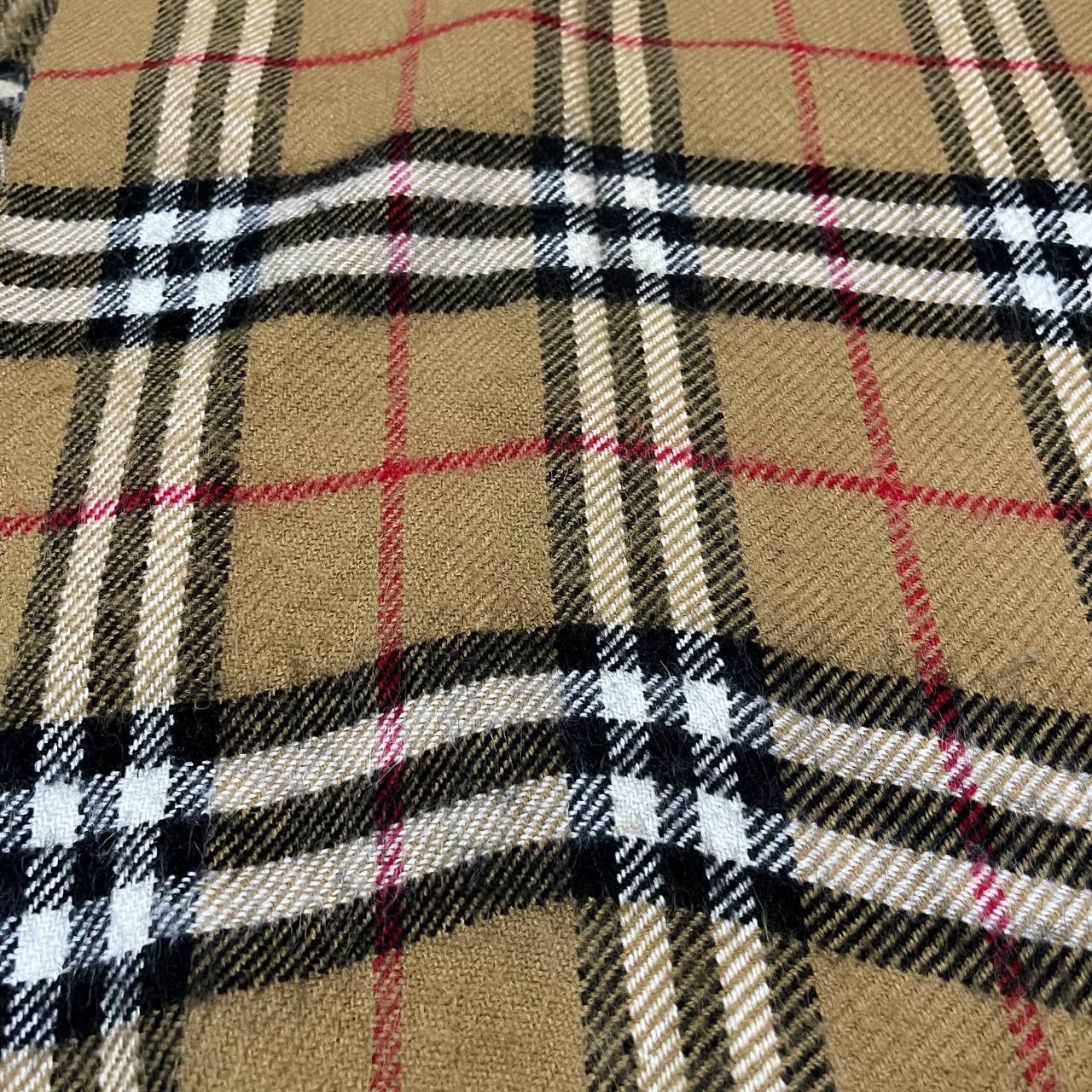 Burberry Vintage Burberry Nova Check Lambswool Scarves Size ONE SIZE - 4 Thumbnail