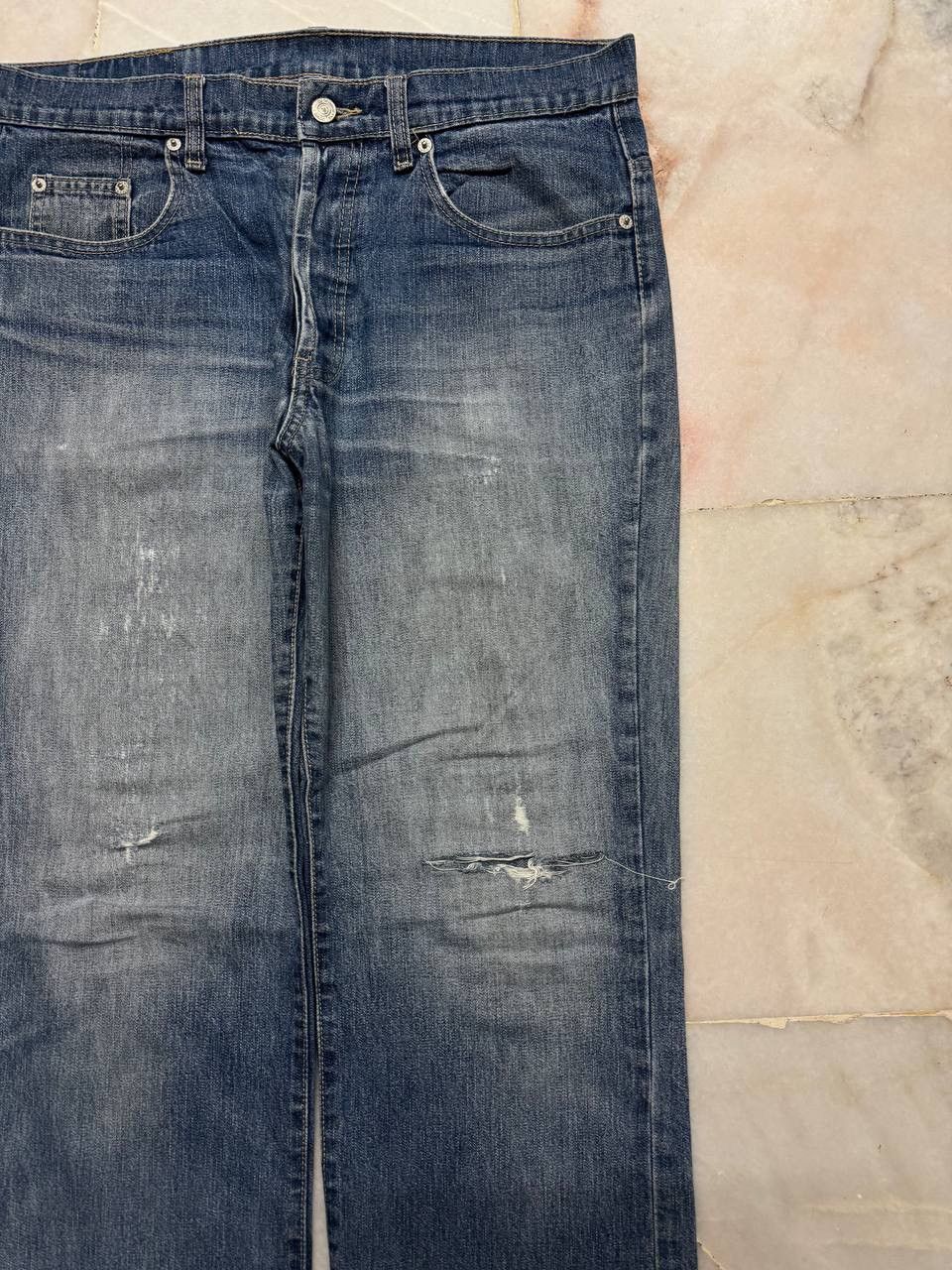Rusty Vintage Japanese Fondamental Wear Faded Distressed Jeans Size US 34 / EU 50 - 6 Thumbnail