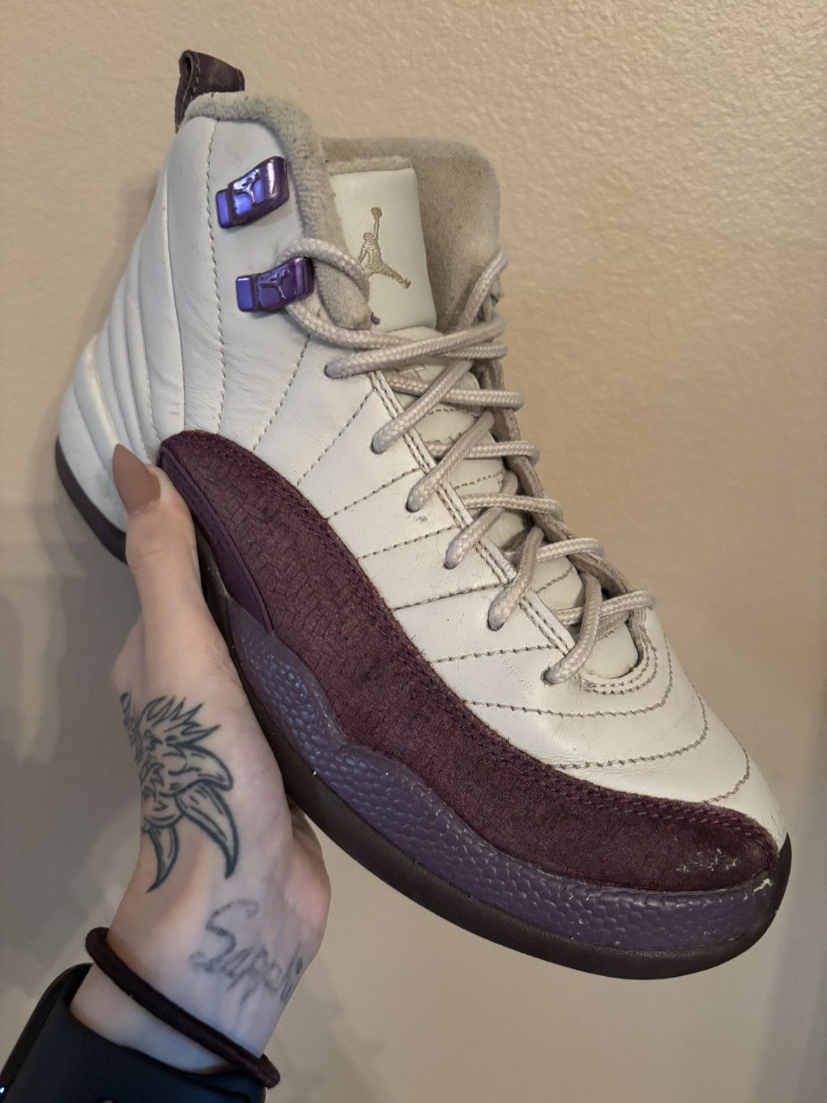 Jordan Brand Air Jordan 12 Retro GS 'Pro Purple' Size US 7 / IT 37 - 2 Thumbnail