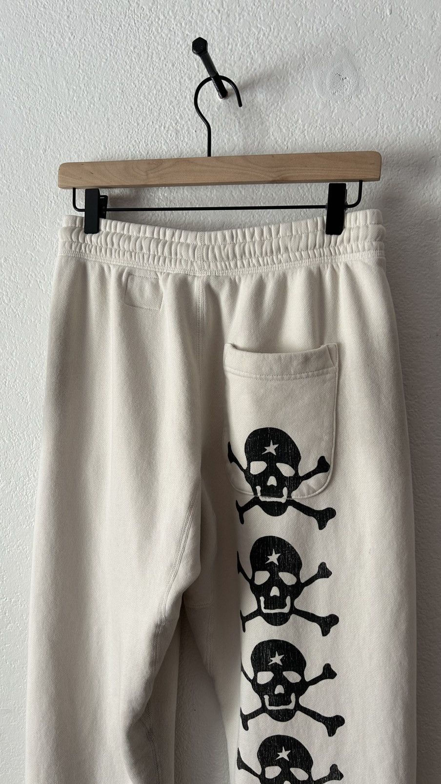 HELLSTAR Hellstar White Skull Sweat Pants Size US 30 / EU 46 - 11 Thumbnail